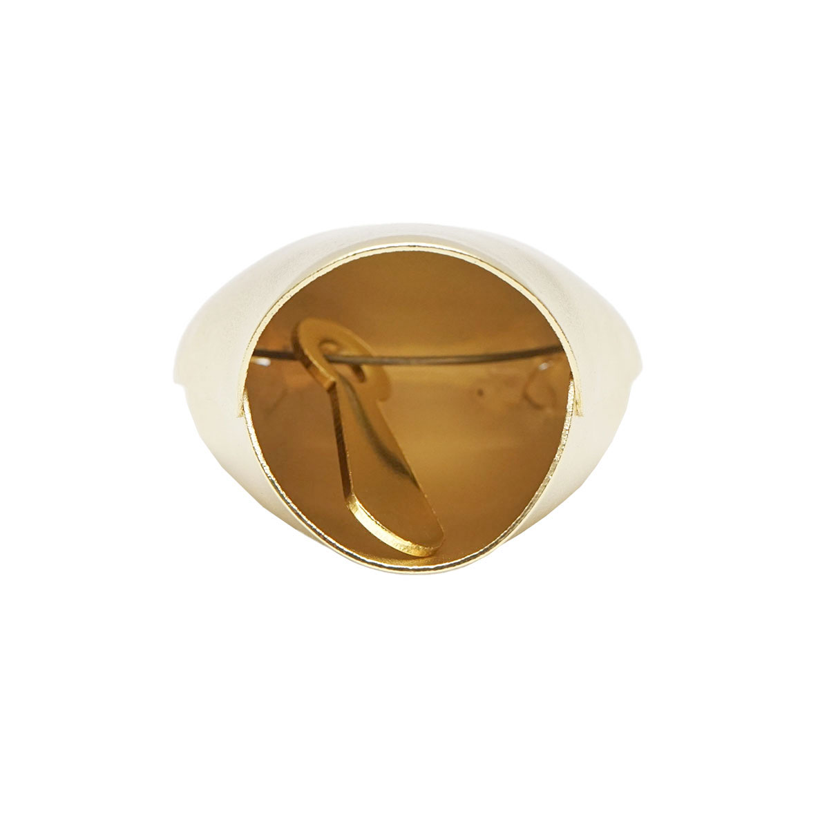 Clopot ovine si bovine, talanga 6 cm, aurie - imagine 3