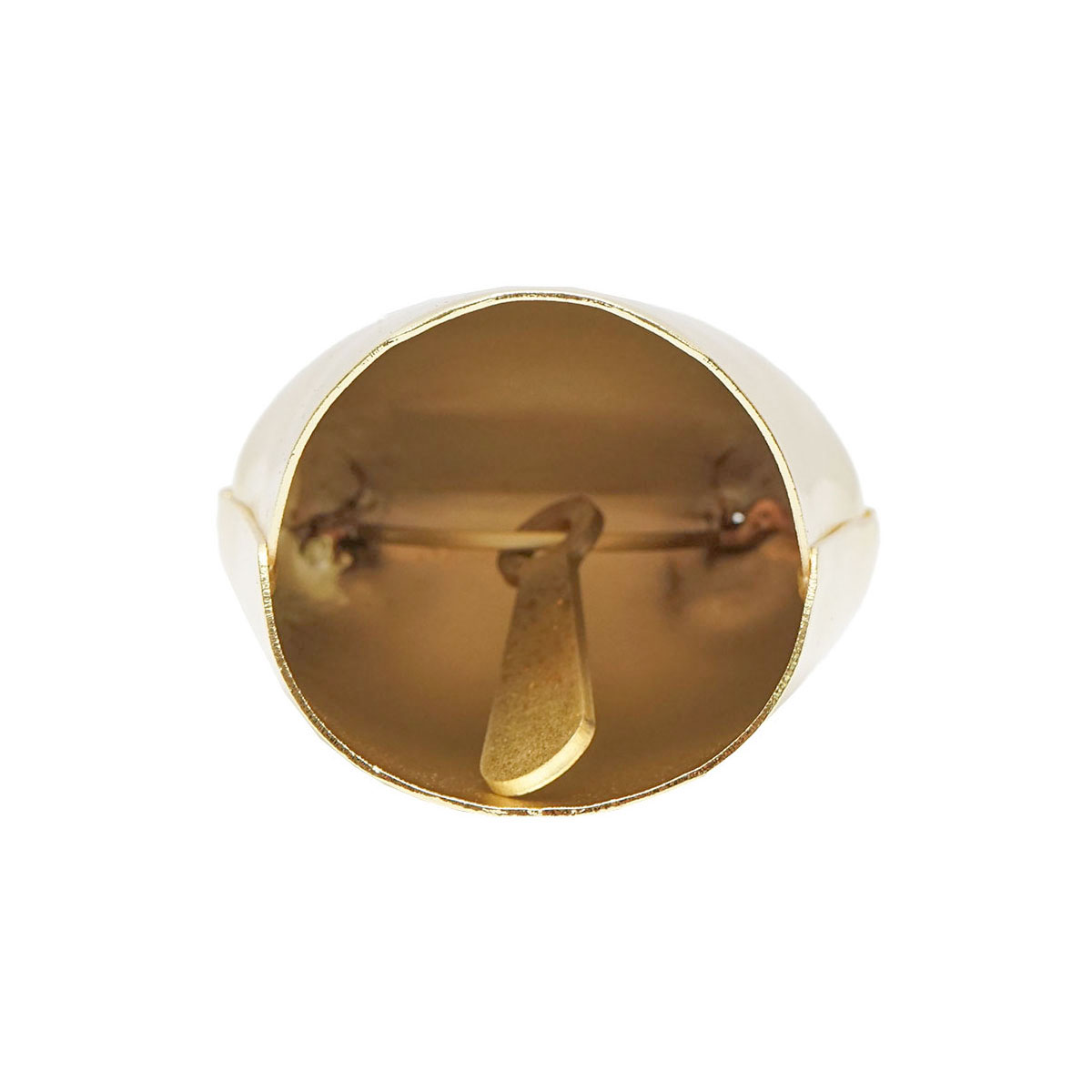 Clopot ovine si bovine, talanga 9 cm, aurie - imagine 3