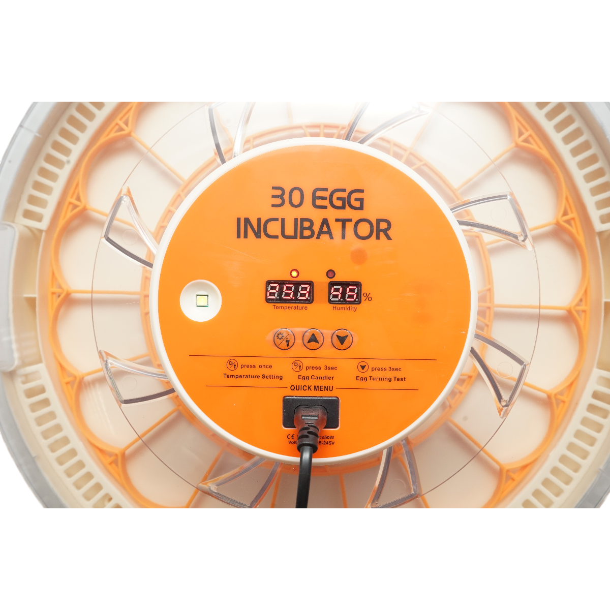 Incubator automat 30 oua cu afisaj digital, control temperatura, umiditate - imagine 4