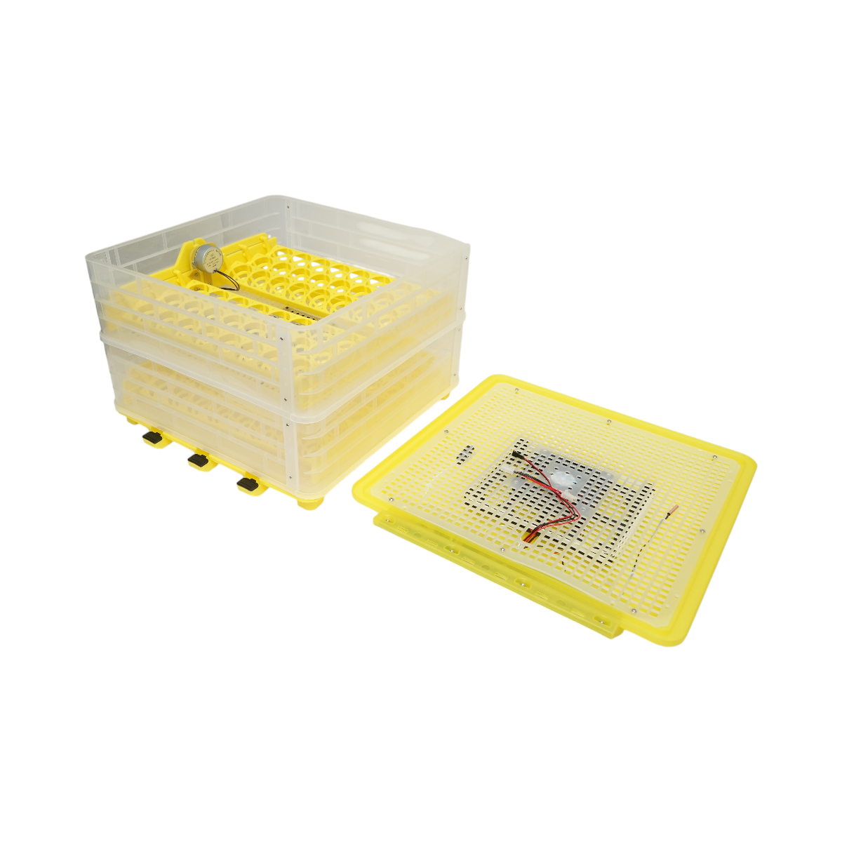 Incubator cu 2 nivele pentru 96 oua digital complet automat EW-96 Breckner Germany - imagine 3