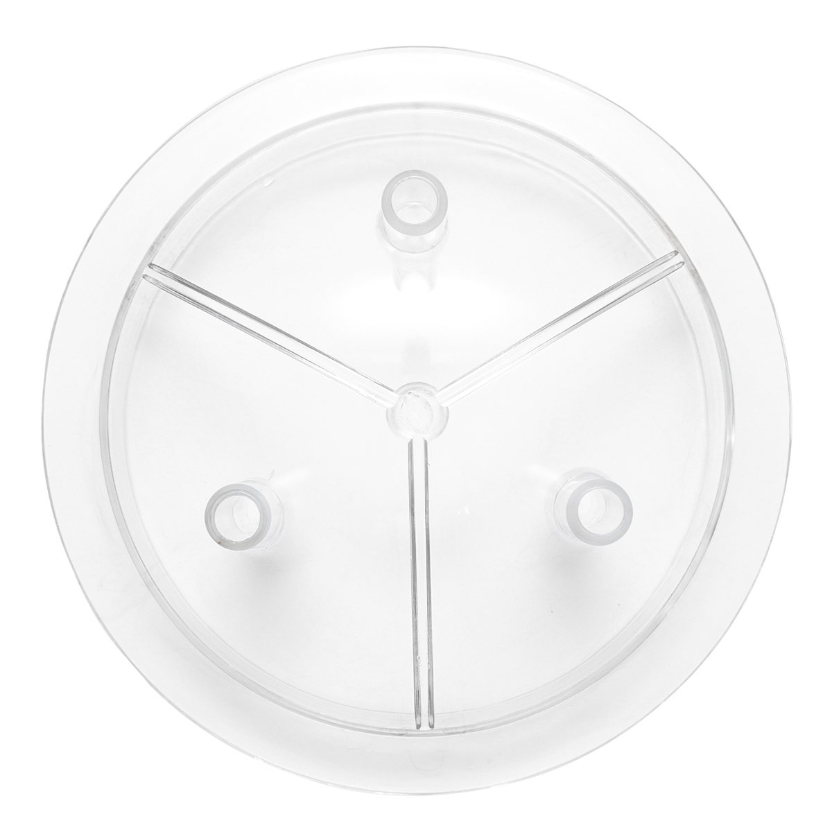 Capac transparent bidon 40L cu 3 iesiri pentru aparat de muls vaci Breckner Germany - imagine 2