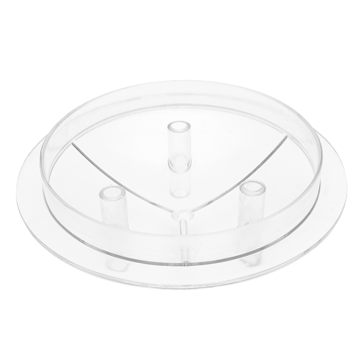 Capac transparent bidon 40L cu 3 iesiri pentru aparat de muls vaci Breckner Germany - imagine 3