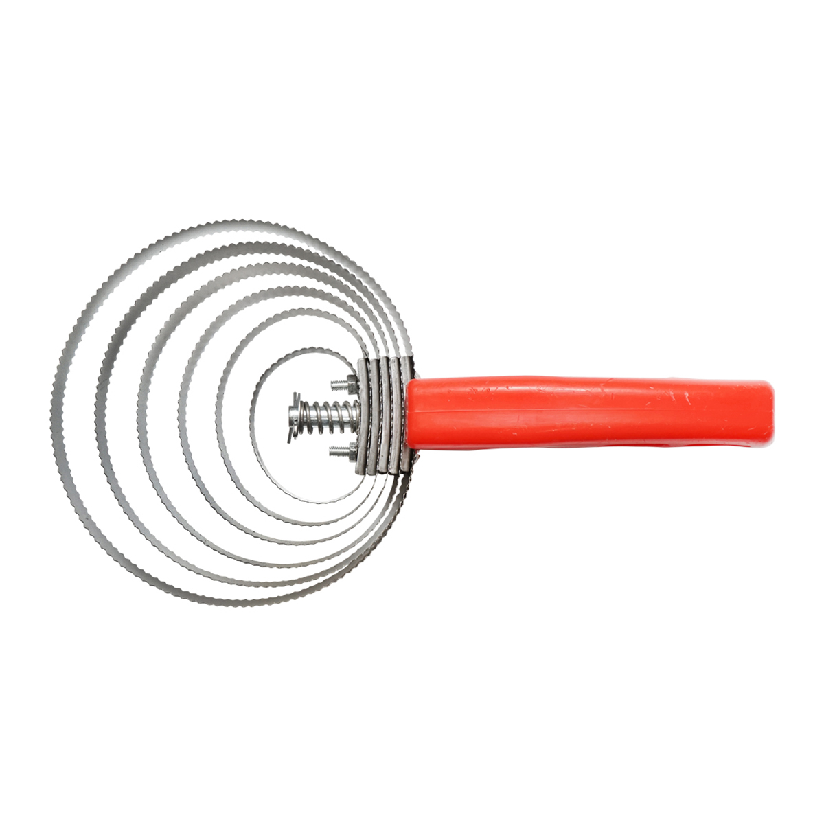 Perie tesala metalica spiralata pentru cai 230x105mm Breckner Germany - imagine 2