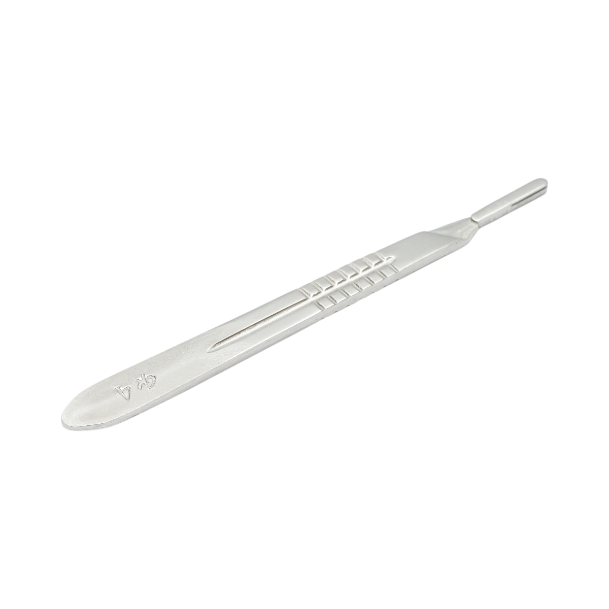 Maner bisturiu din inox nr 4 pentru lame nr 18-24 - imagine 3