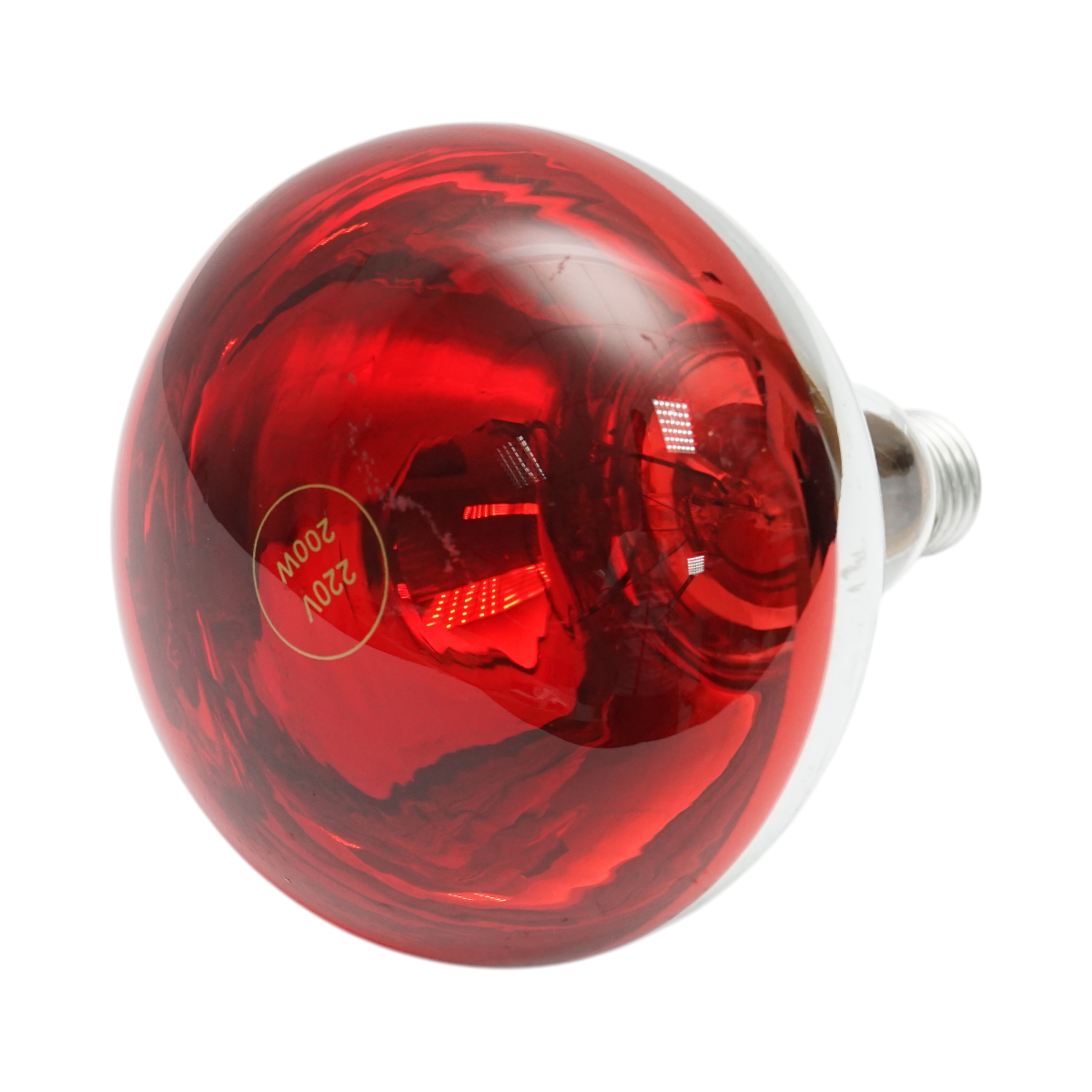 Bec pentru incalzire pui, animale cu infrarosu E27, 200W, 230V Breckner Germany - imagine 2