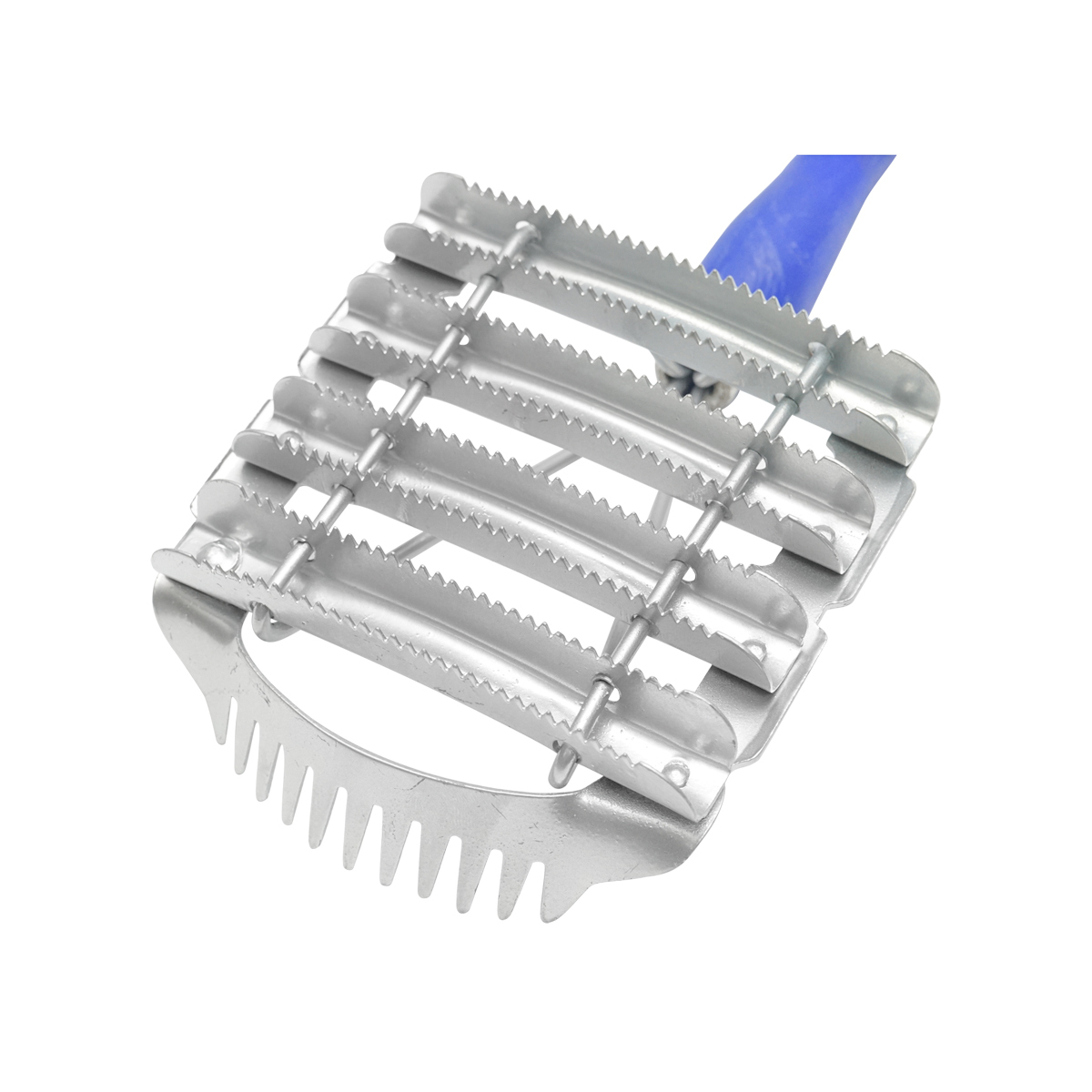 Perie tesala metalica patrata pentru cai cu piaptan pentru coama Breckner Germany - imagine 4