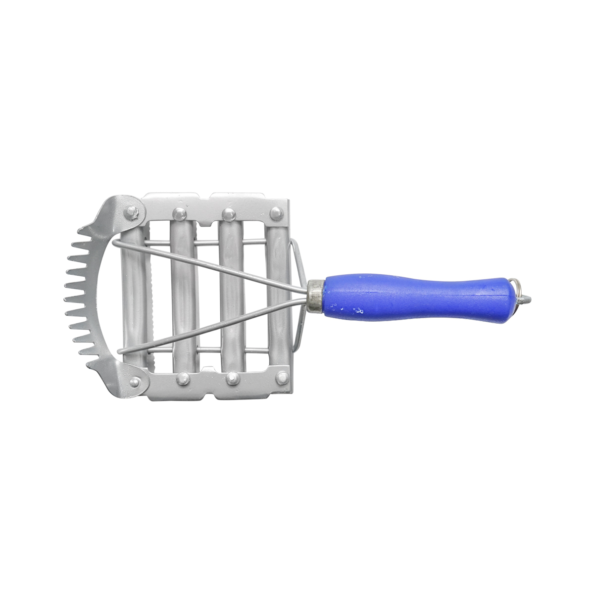 Perie tesala metalica patrata pentru cai cu piaptan pentru coama Breckner Germany - imagine 3