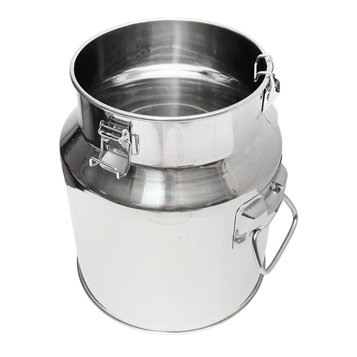 Aparat de muls 60W, 220V cu 1 post si bidon de inox 14L pentru capre si oi - imagine 5