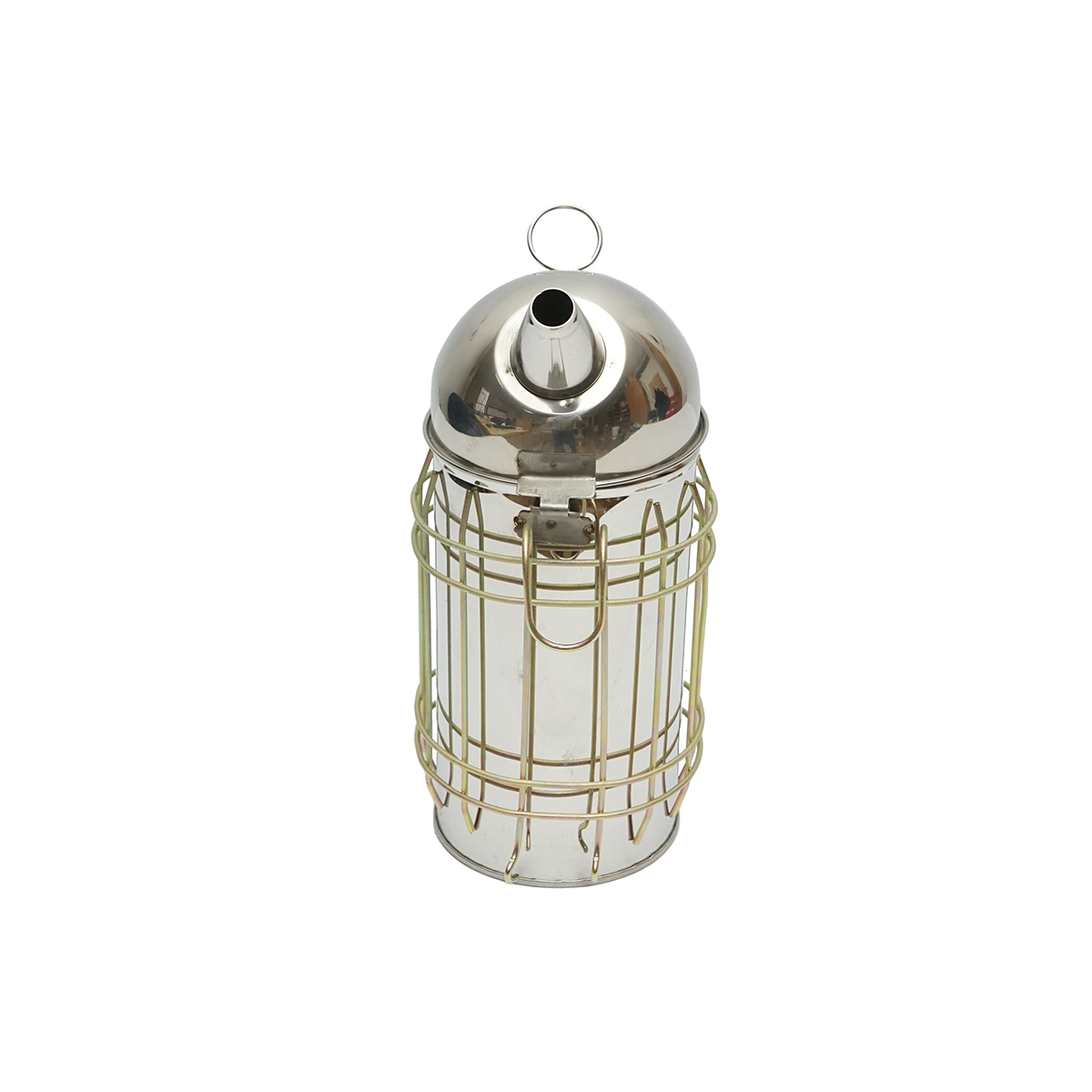 Afumator albine electric din inox cu cilindru scut termic, incarcare USB 190mm - imagine 3