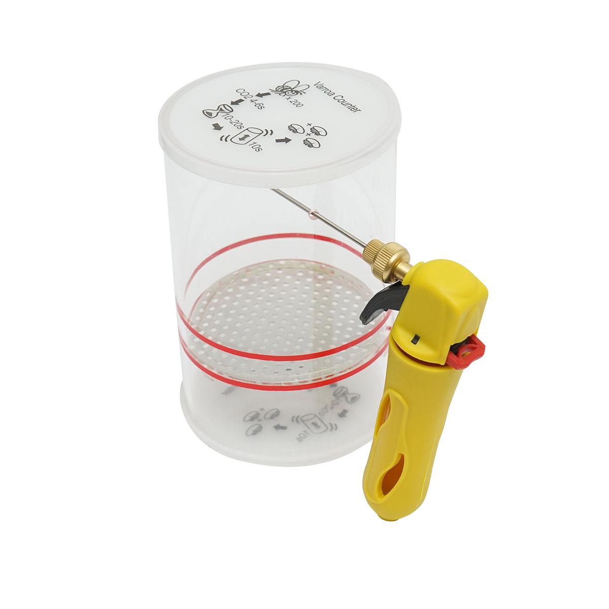 Tester Varroa pentru depistarea acarienilor la albini - imagine 2