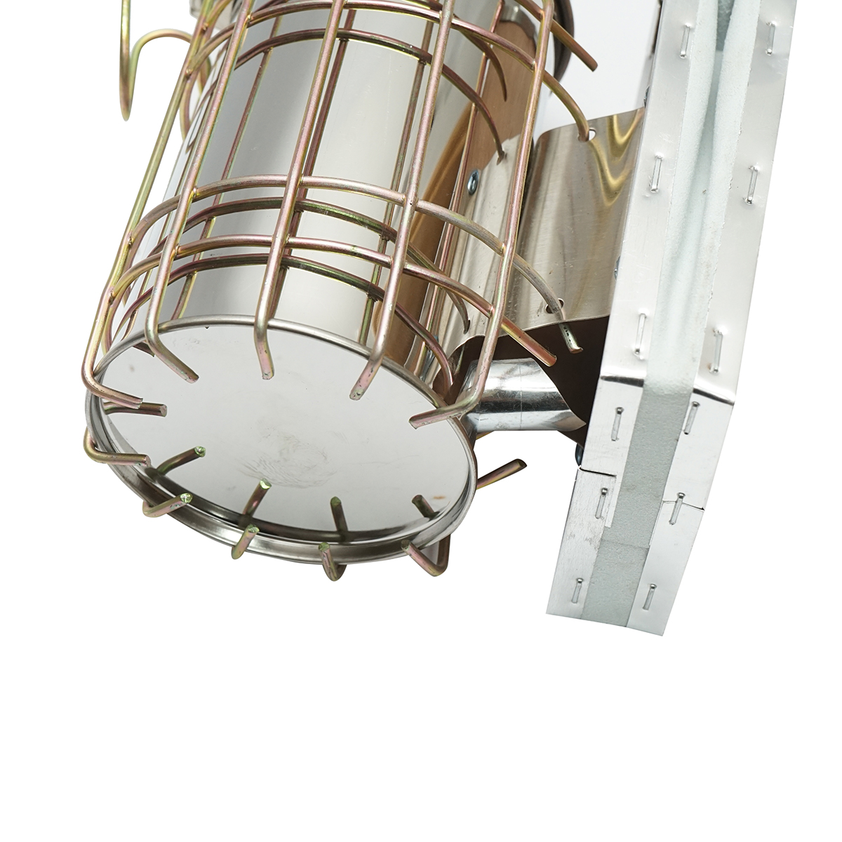 Afumator albine din inox cu cilindru scut termic si burduf din piele 160mm - imagine 6