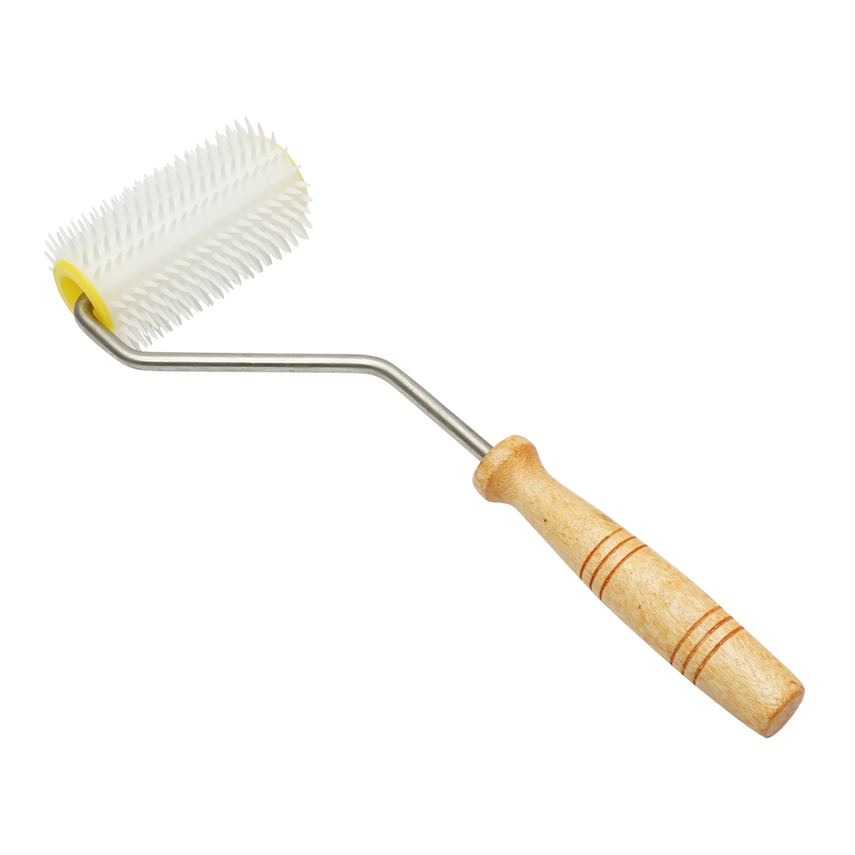 Rola descapacit 99mm  din plastic cu maner din lemn - imagine 2
