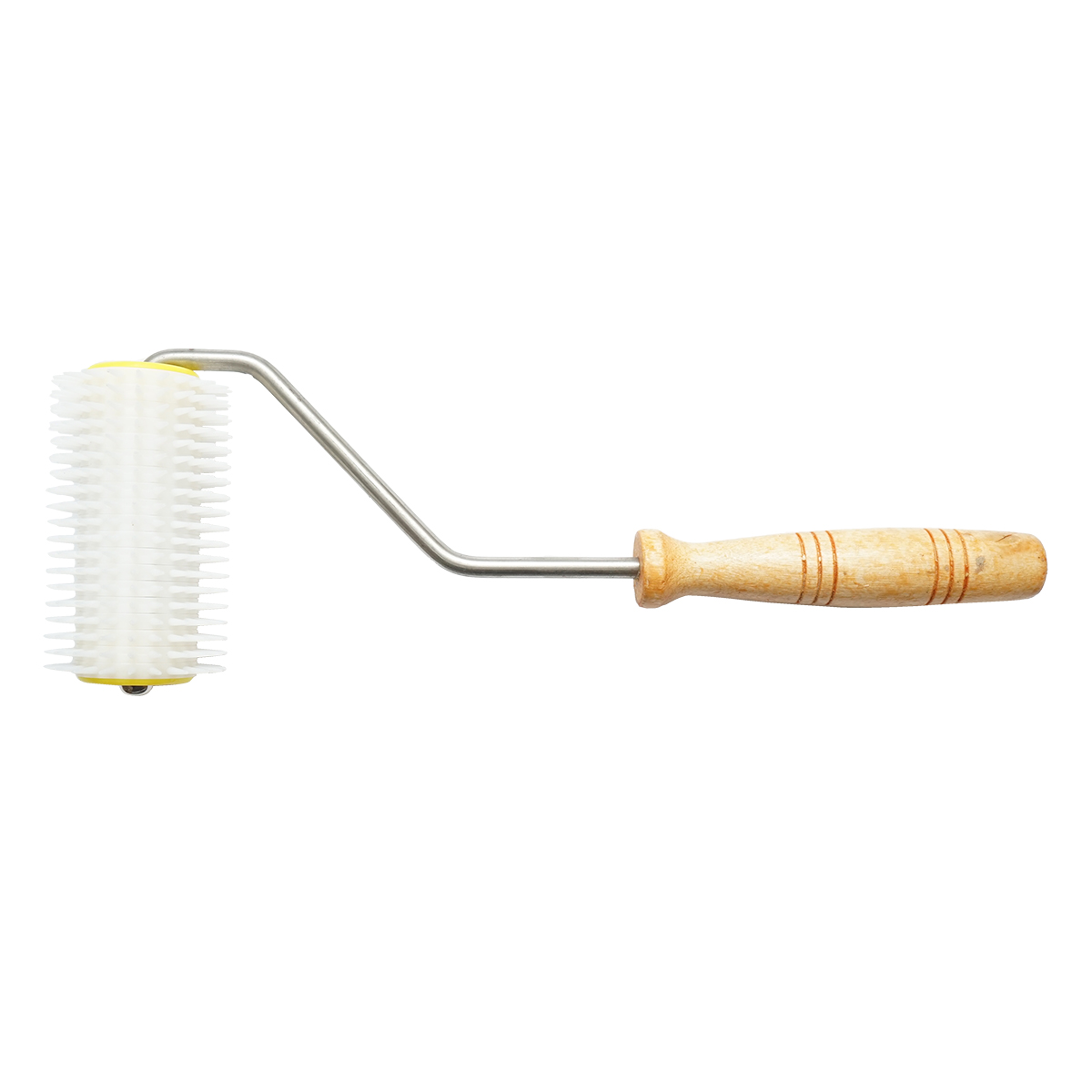Rola descapacit 99mm  din plastic cu maner din lemn - imagine 3
