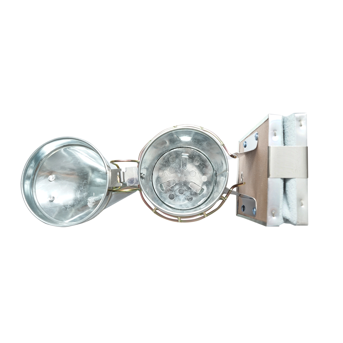 Afumator albine din otel inox cu cilindru scut termic si burduf din piele 160mm - imagine 5