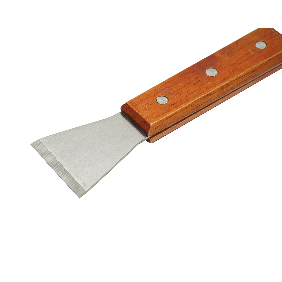 Dalta apicola din inox tip L cu maner din lemn 200x45mm - imagine 4