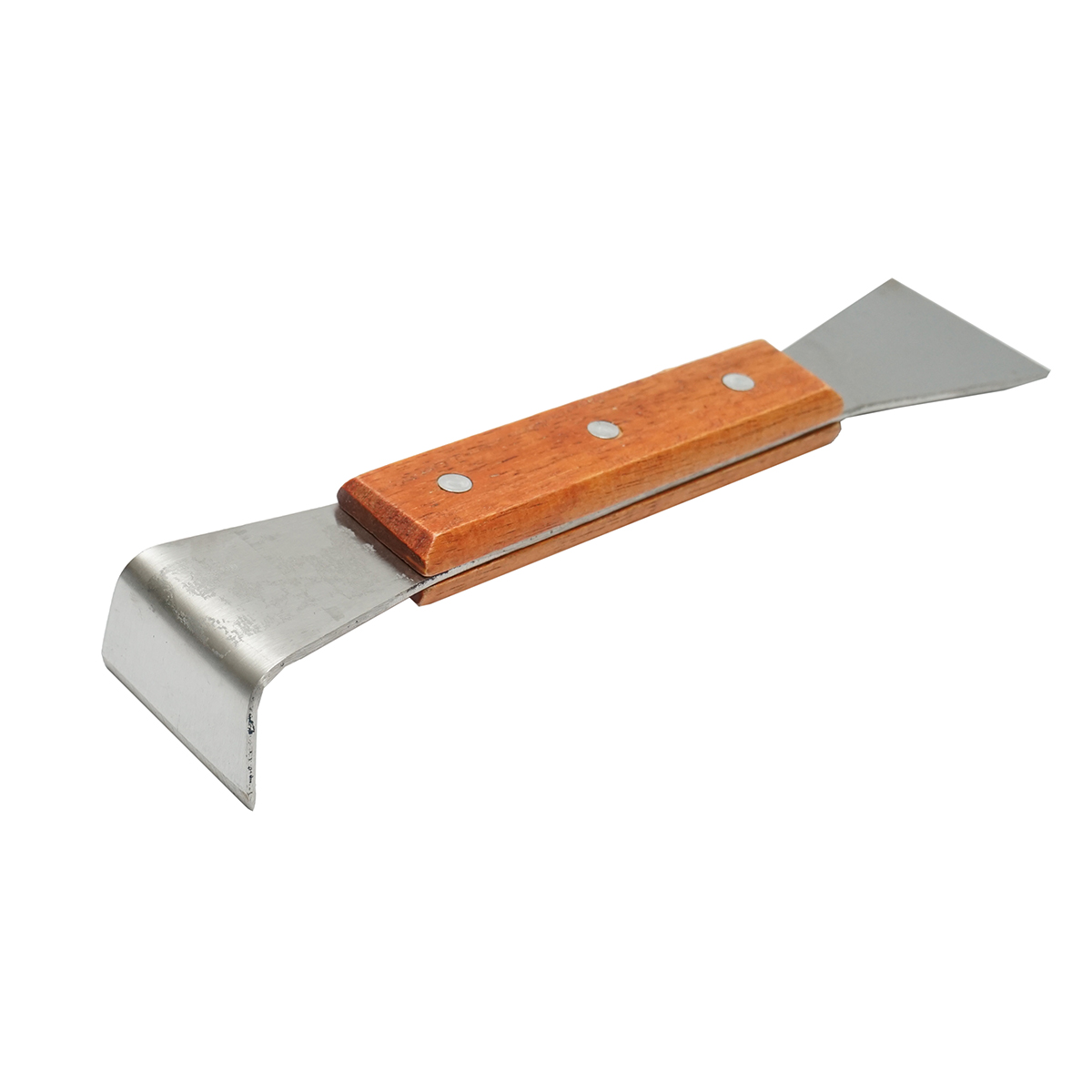 Dalta apicola din inox tip L cu maner din lemn 200x45mm - imagine 3