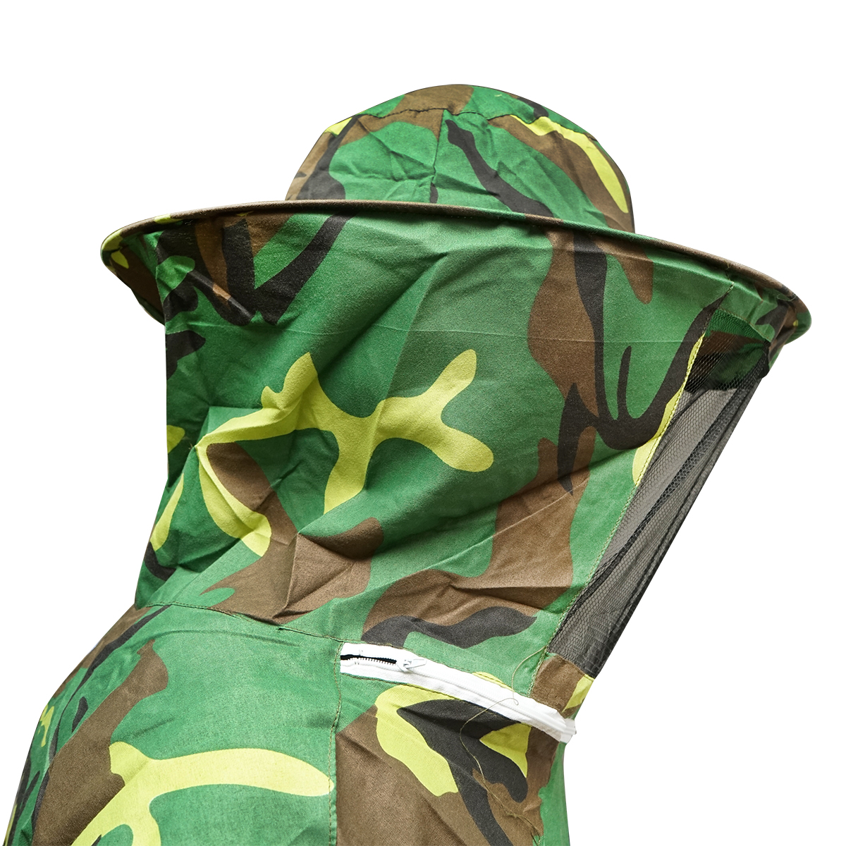 Bluza apicola tip camuflaj marimea L cu masca protectie - imagine 8