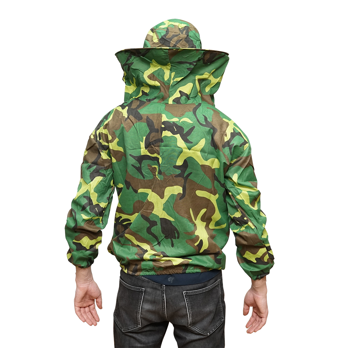 Bluza apicola tip camuflaj marimea L cu masca protectie - imagine 3