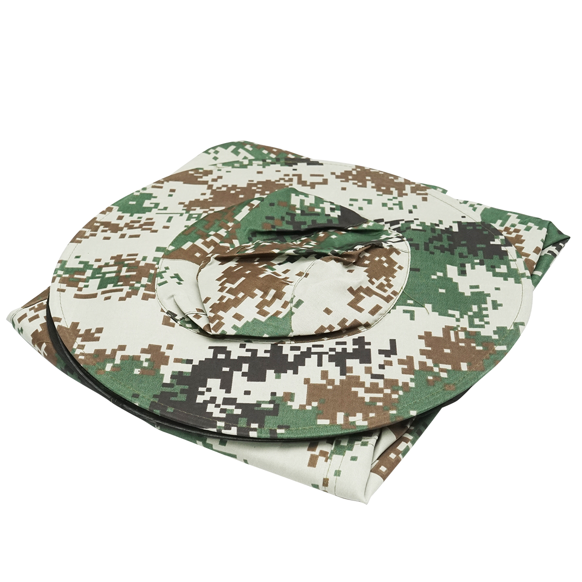 Bluza apicola tip camuflaj marimea XL cu masca protectie - imagine 8