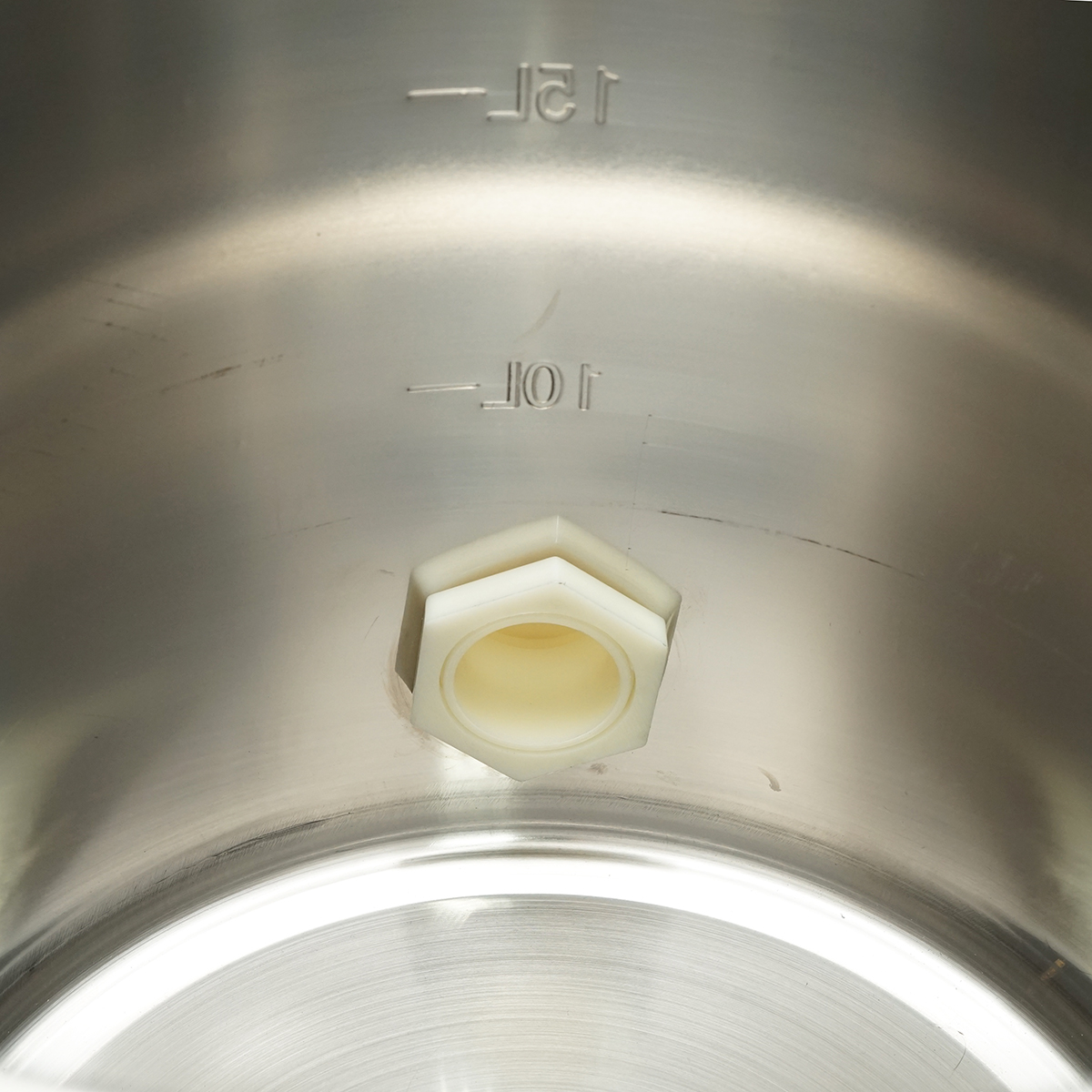 Maturator gradat din inox cu capac pentru miere de albine 30kg - imagine 4