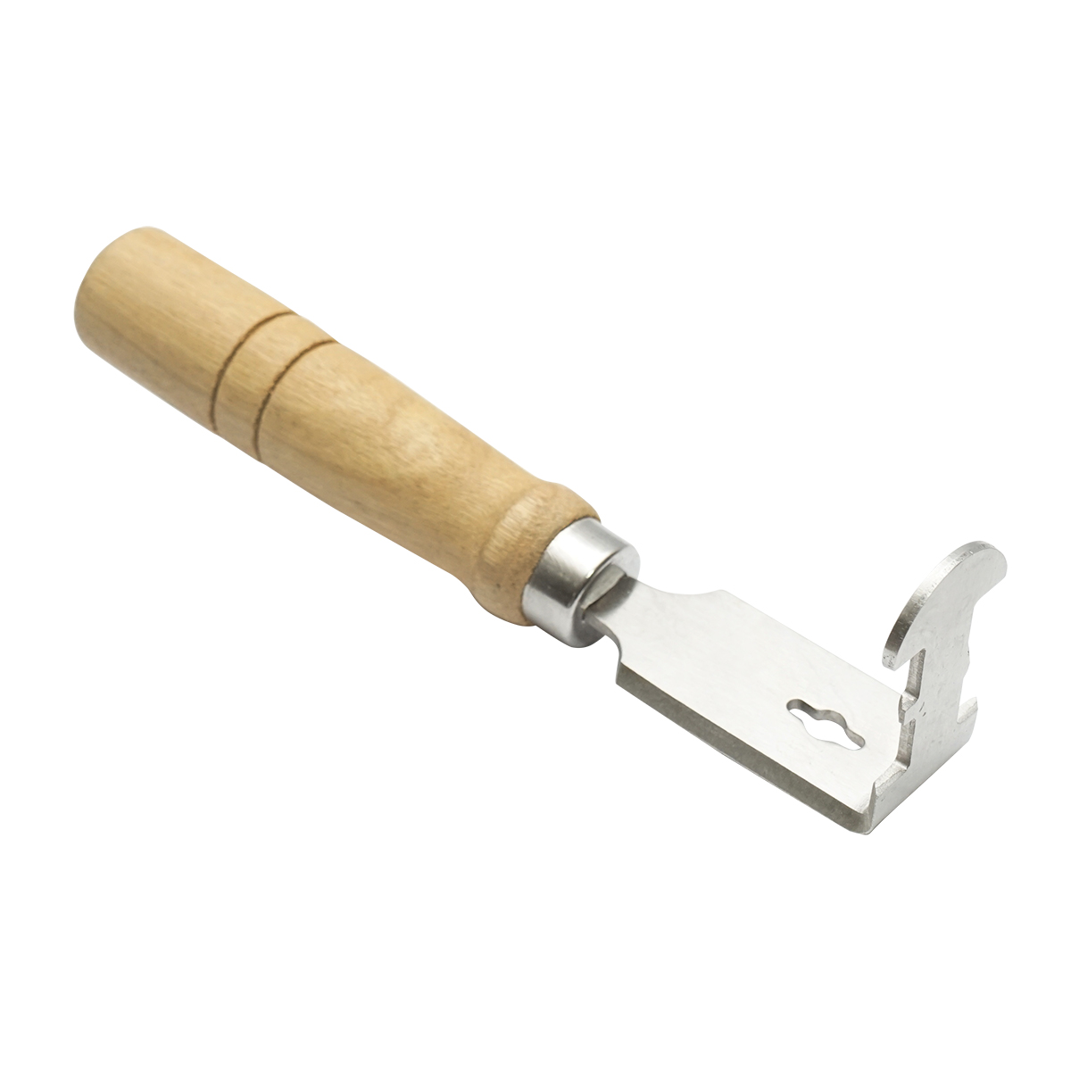 Cutit apicol cu maner din lemn pentru curatare ramelor de ceara si propolis - imagine 2