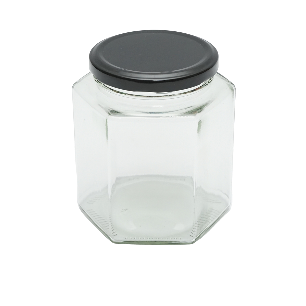 Borcan din sticla cu capac pentru miere 730ml