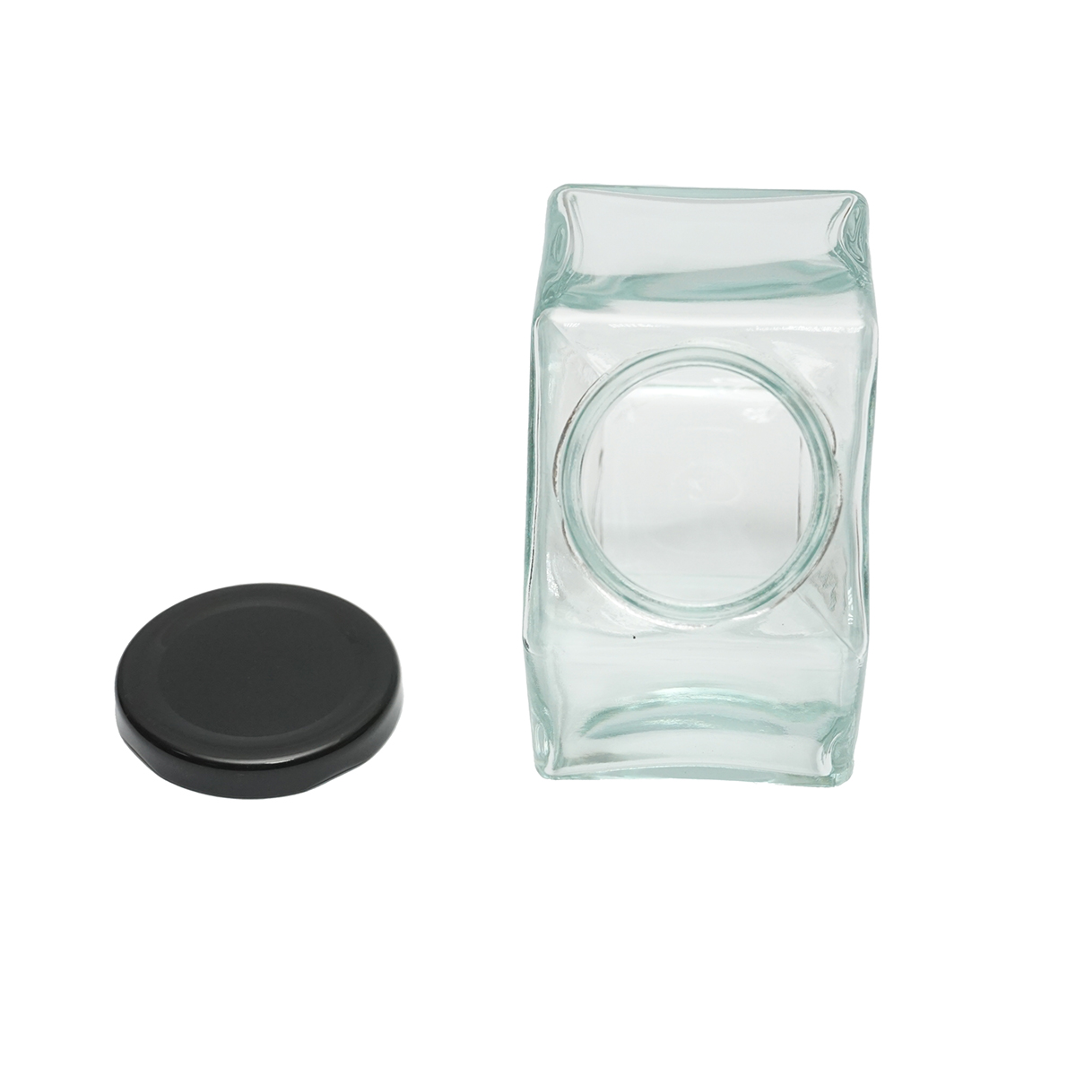 Borcan din sticla cu capac pentru miere 500ml - imagine 3