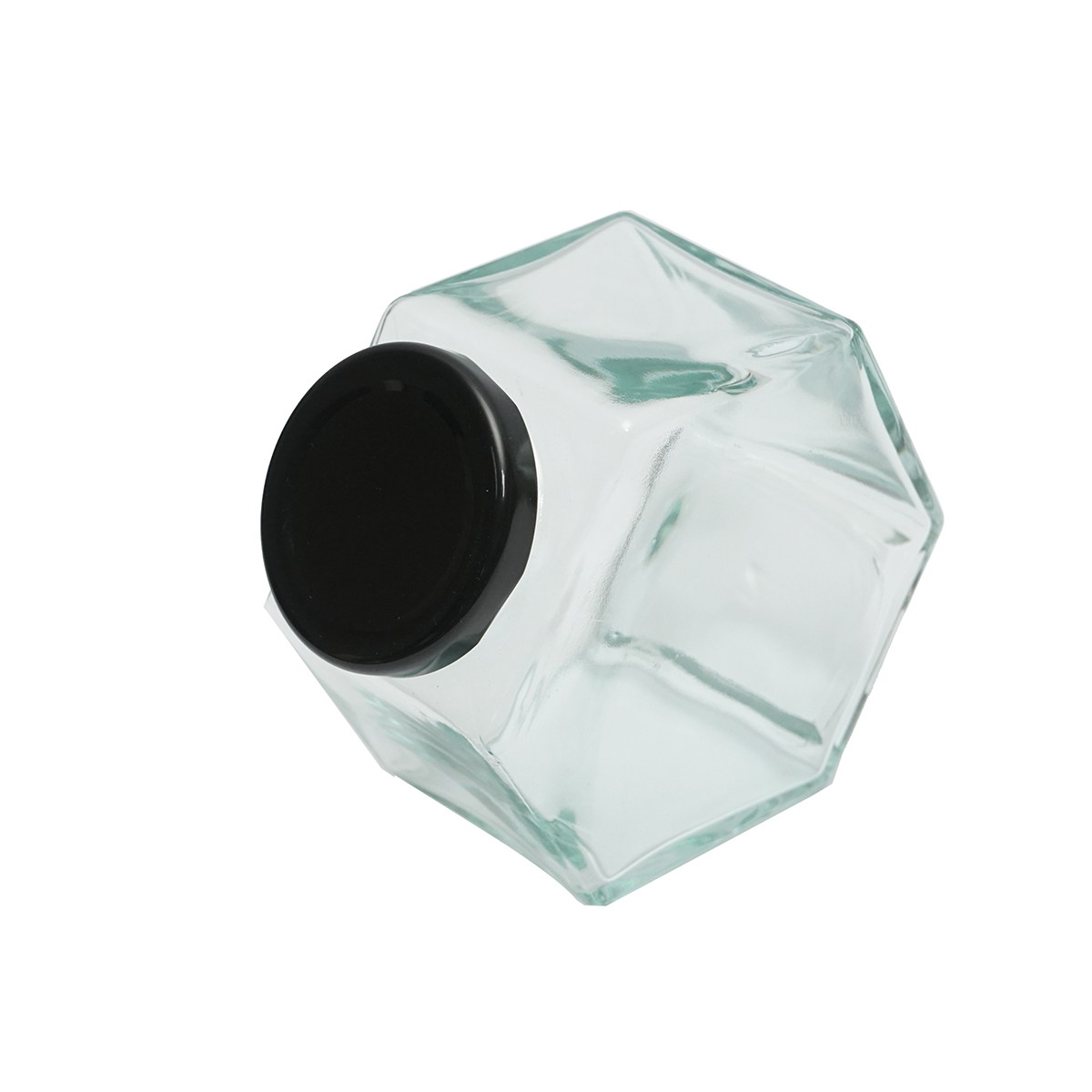 Borcan din sticla cu capac pentru miere 500ml - imagine 2