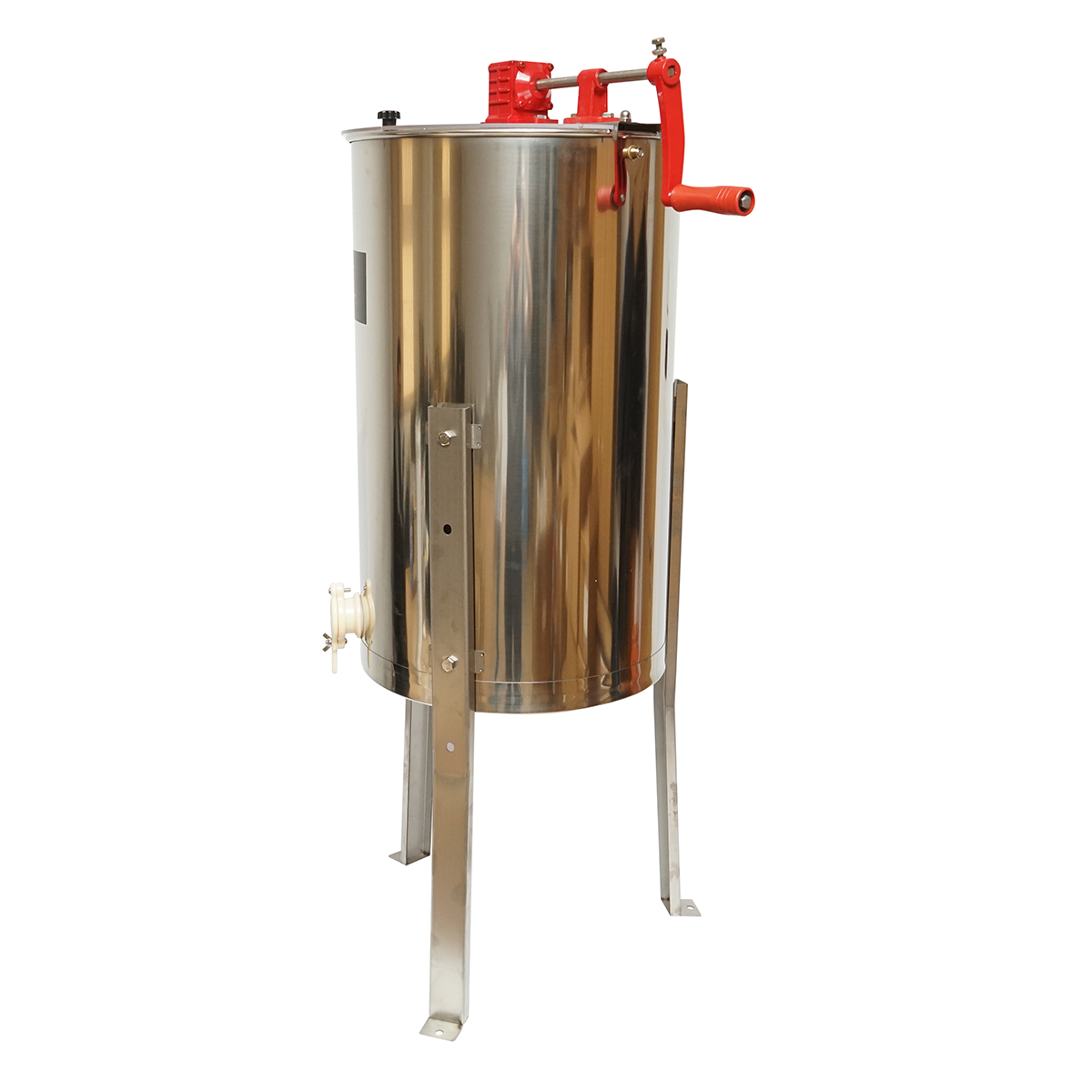 Centrifuga manuala apicola, extractor miere din inox cu 3 rame - imagine 2