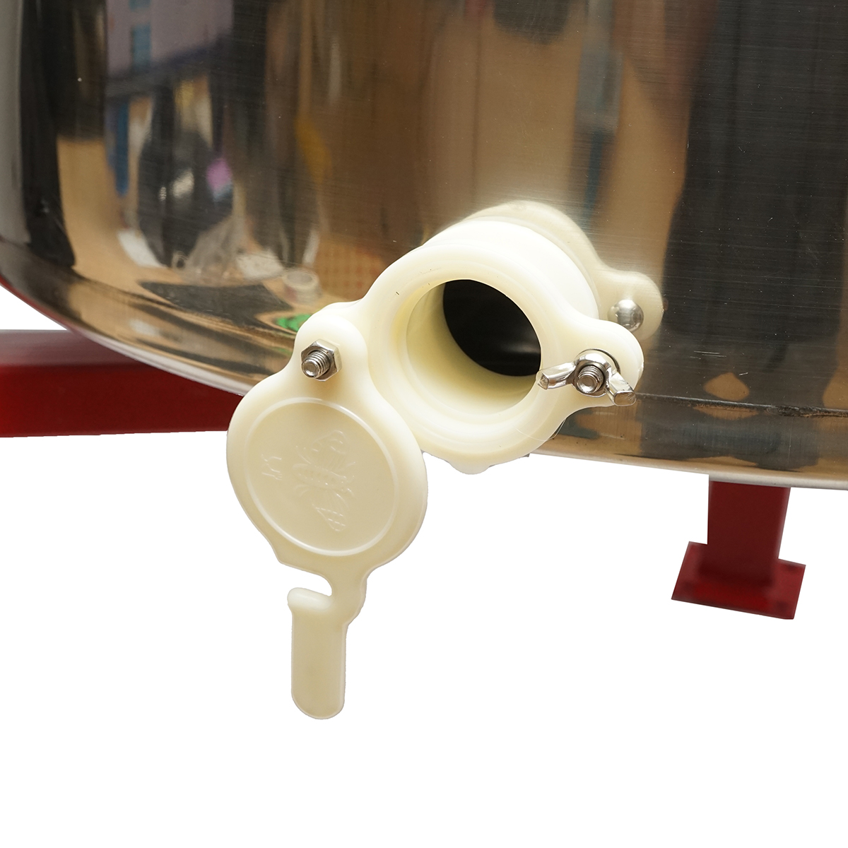 Centrifuga manuala apicola, extractor miere din inox cu 4 rame - imagine 3