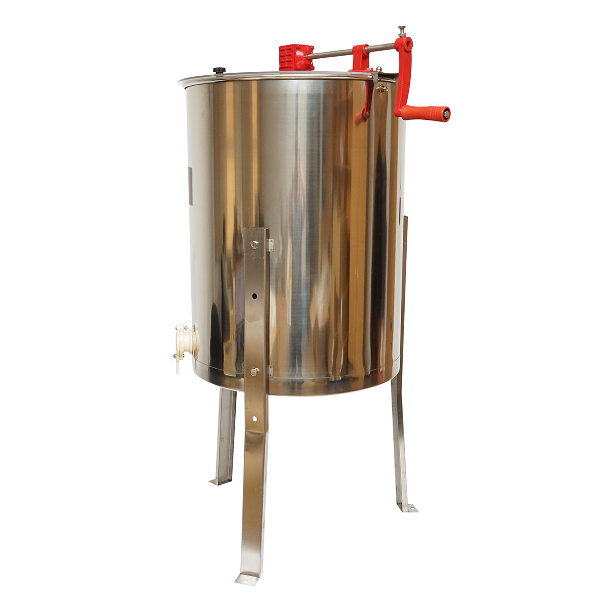 Centrifuga manuala apicola, extractor miere din inox cu 4 rame - imagine 2