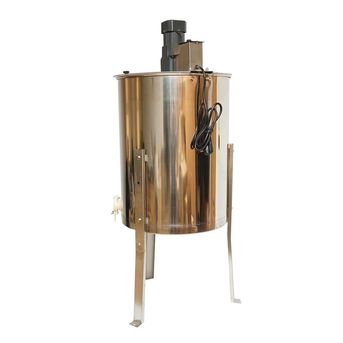 Centrifuga electrica 220V apicola, extractor miere din inox cu 4 rame - imagine 3