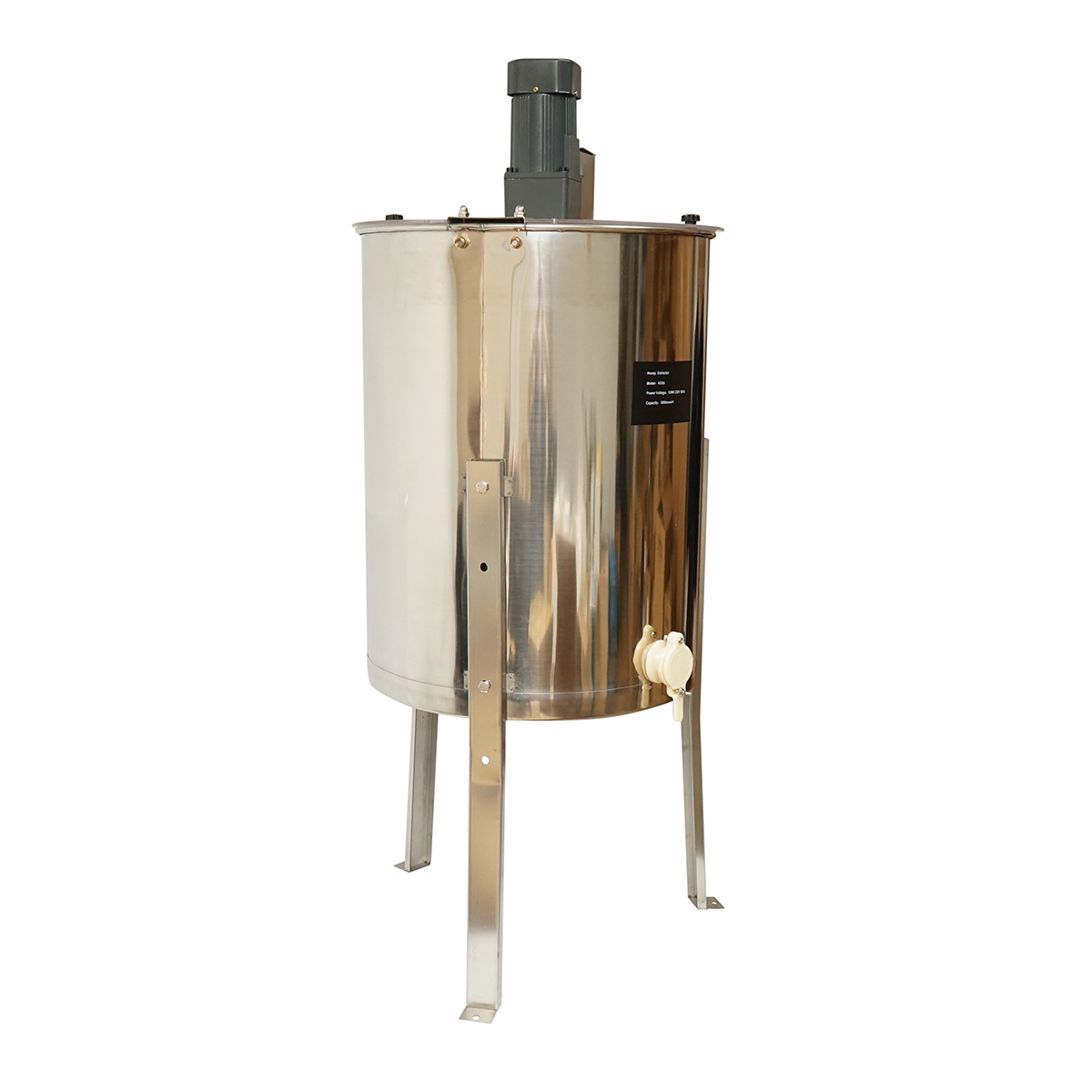 Centrifuga electrica 220V apicola, extractor miere din inox cu 4 rame - imagine 2