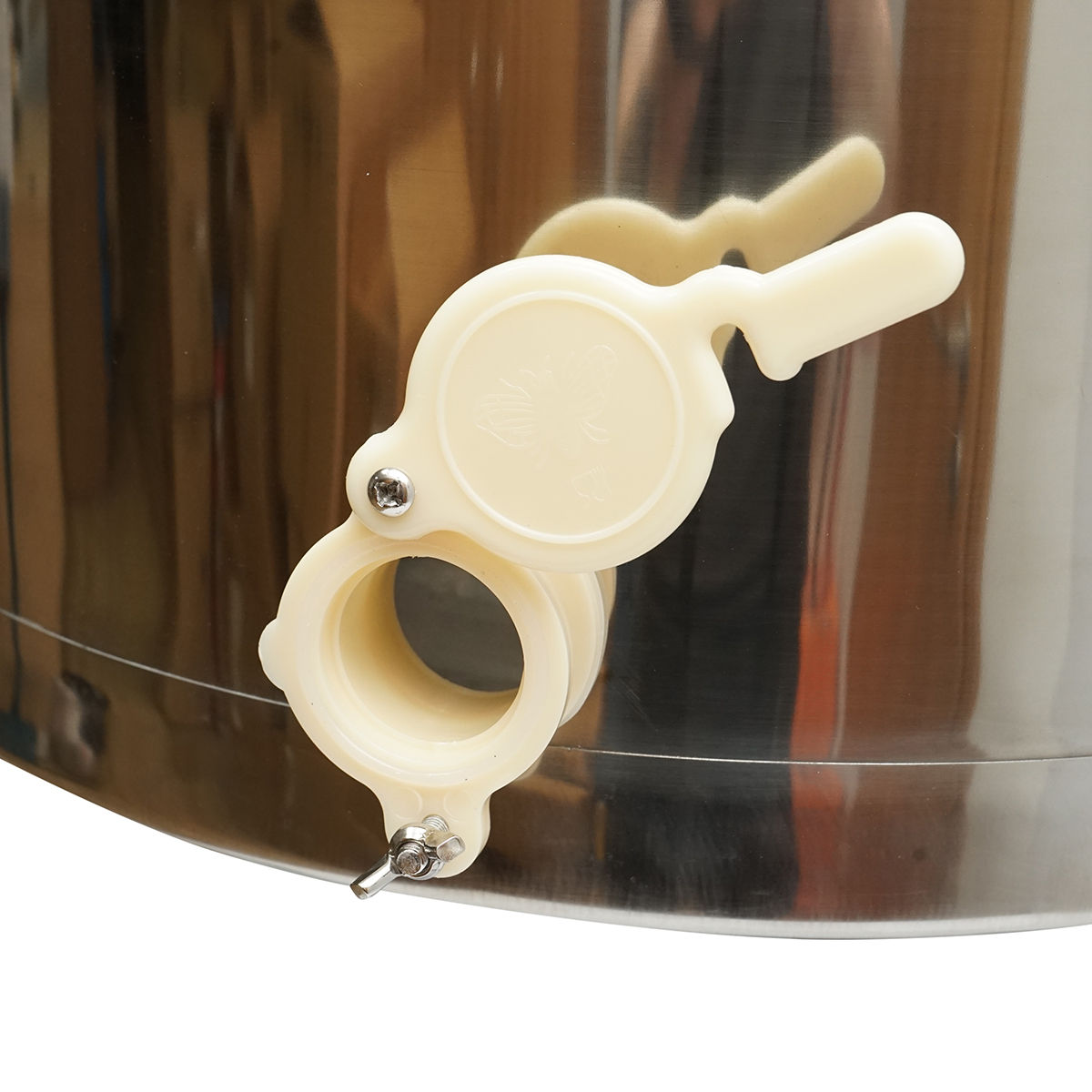 Centrifuga electrica 220V apicola, extractor miere din inox cu 4 rame - imagine 7