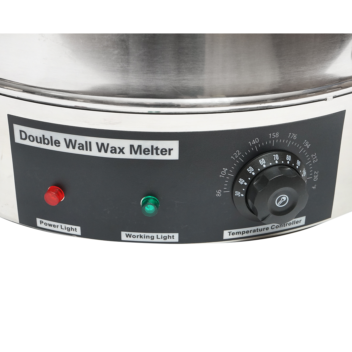 Topitor de ceara cu apa din inox cu pereti dubli 220V - imagine 2