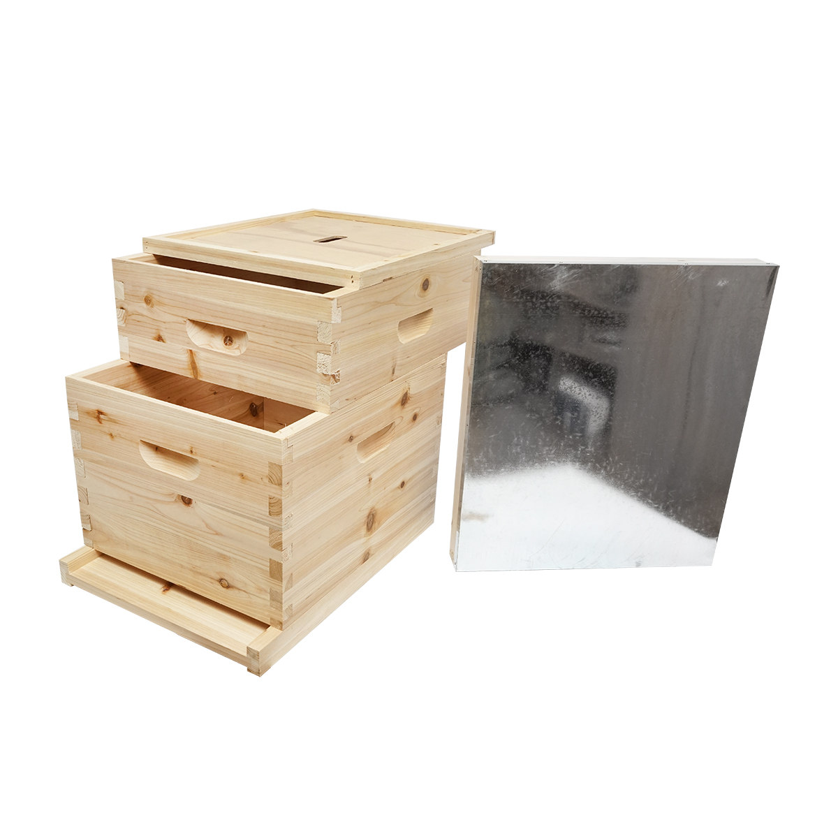 Stup pentru albine din lemn, Dadant, 500x430x310mm - imagine 3