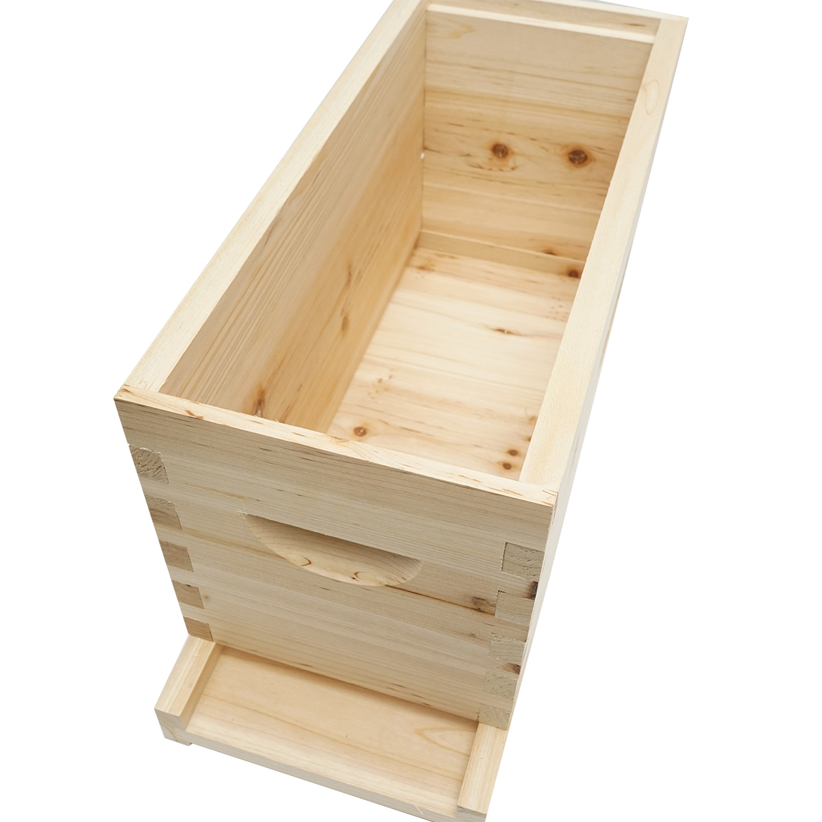 Stup orizontal din lemn pentru albine, 5 rame, 505x230x245mm - imagine 3