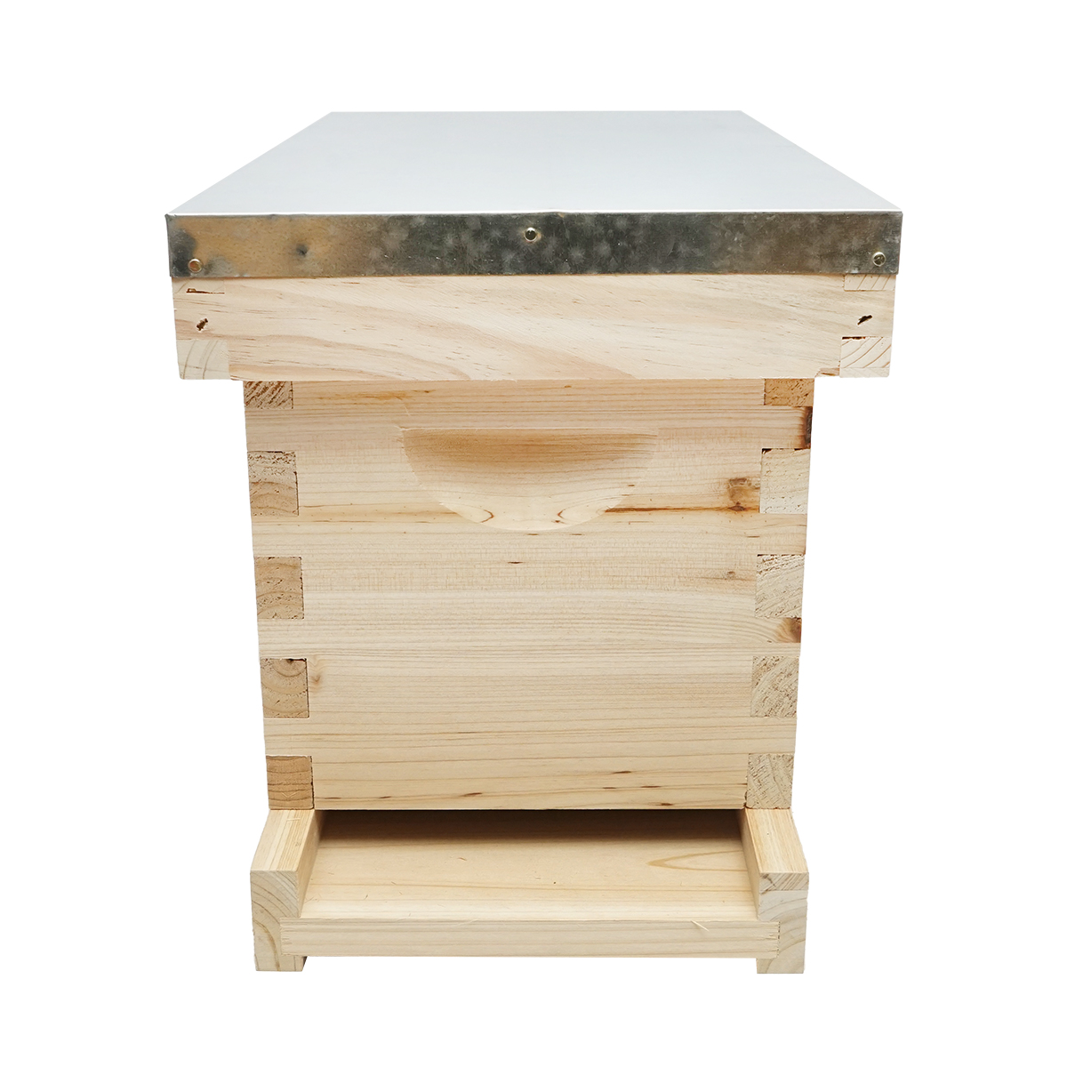 Stup orizontal din lemn pentru albine, 5 rame, 505x230x245mm - imagine 4