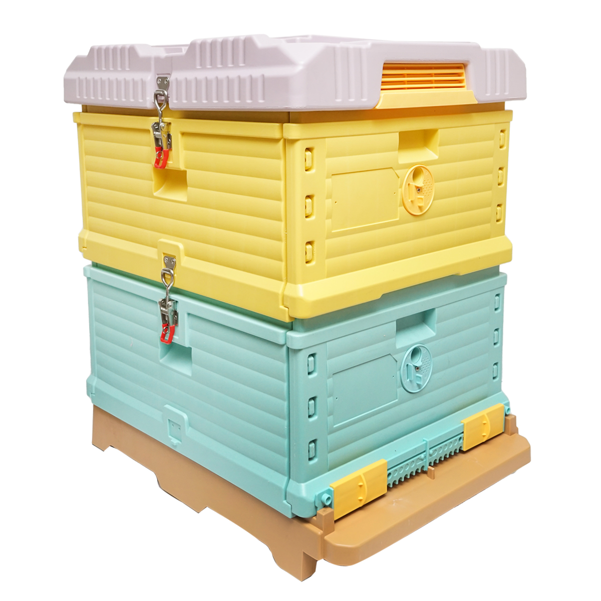 Stup albine din plastic pentru 4 rame 600x510x355mm - imagine 3