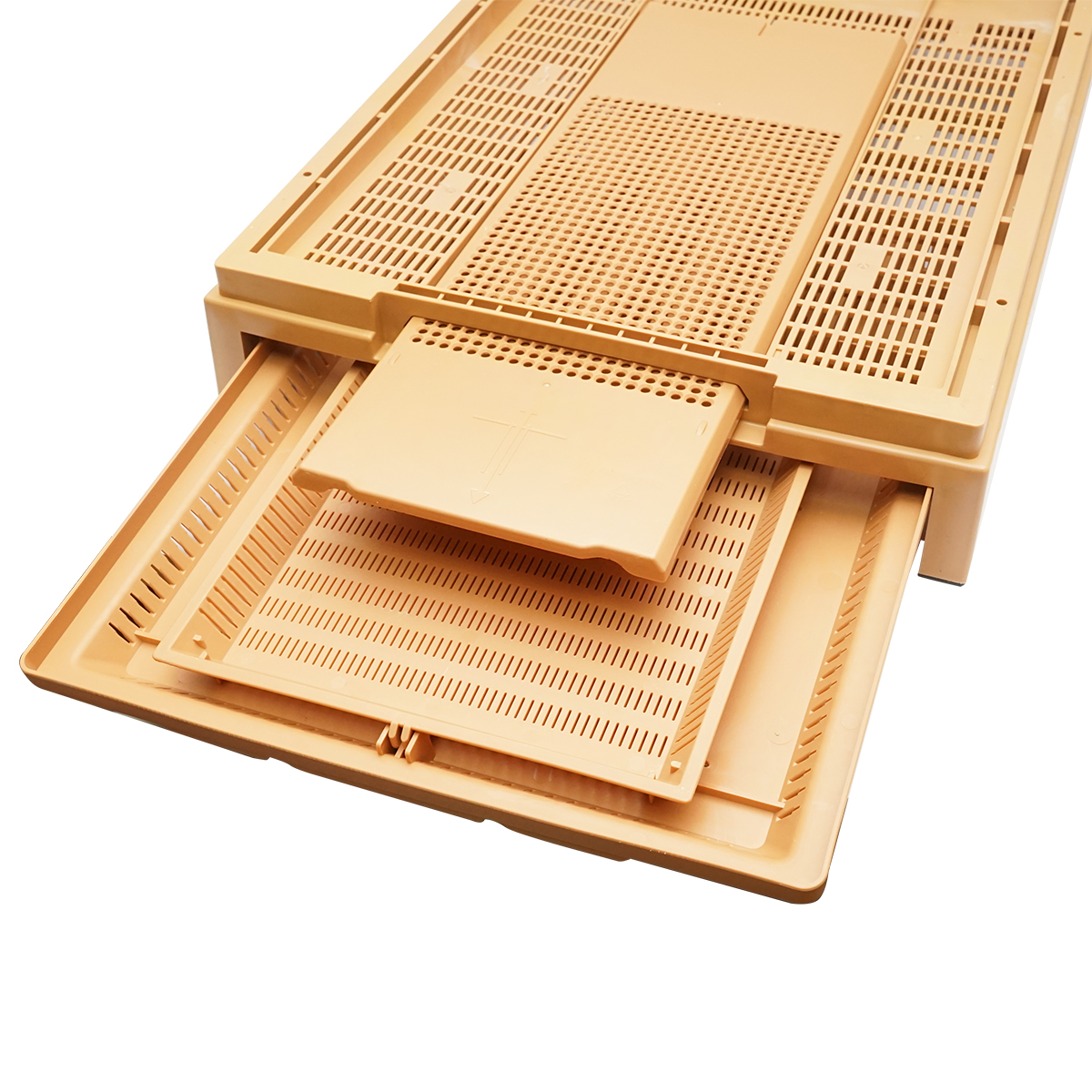 Stup albine din plastic pentru 4 rame 600x510x355mm - imagine 11