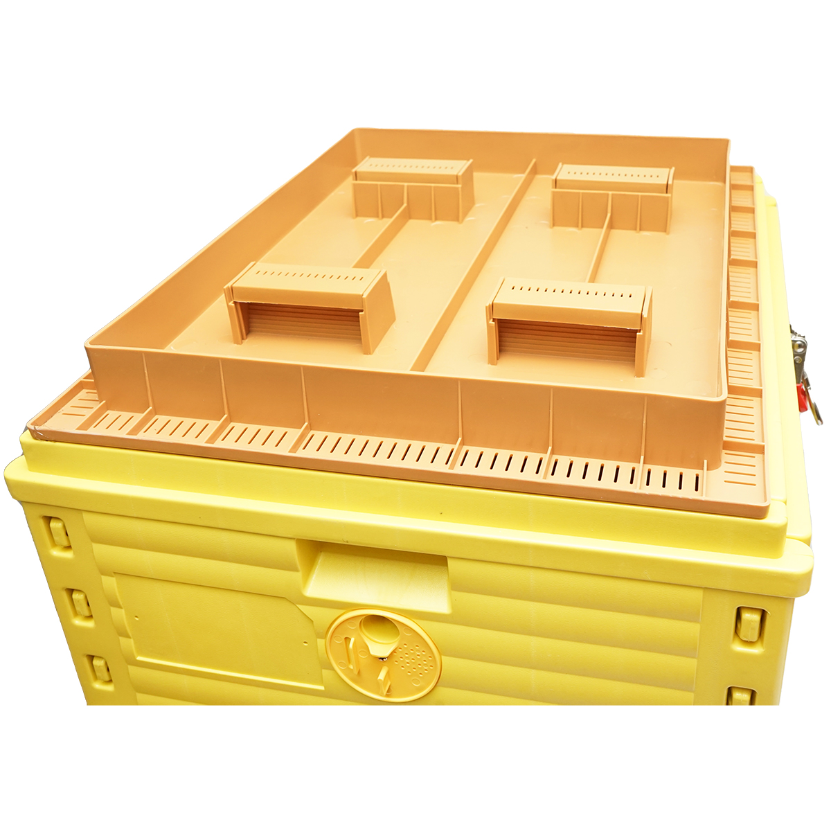 Stup albine din plastic pentru 4 rame 600x510x355mm - imagine 8