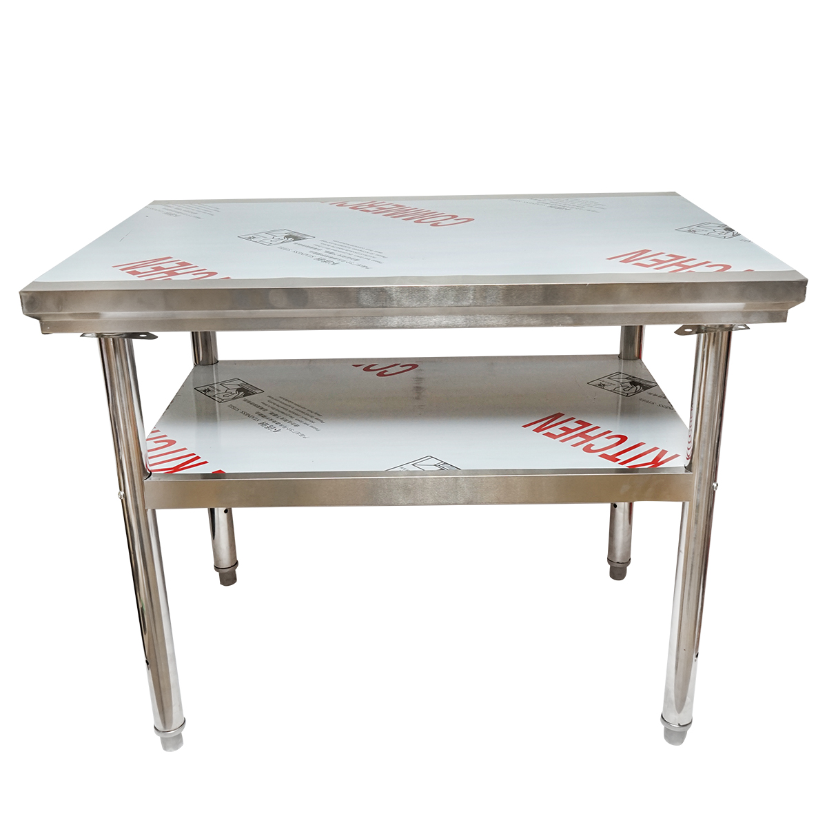 Masa de lucru apicola din inox 1000x700x800mm cu raft