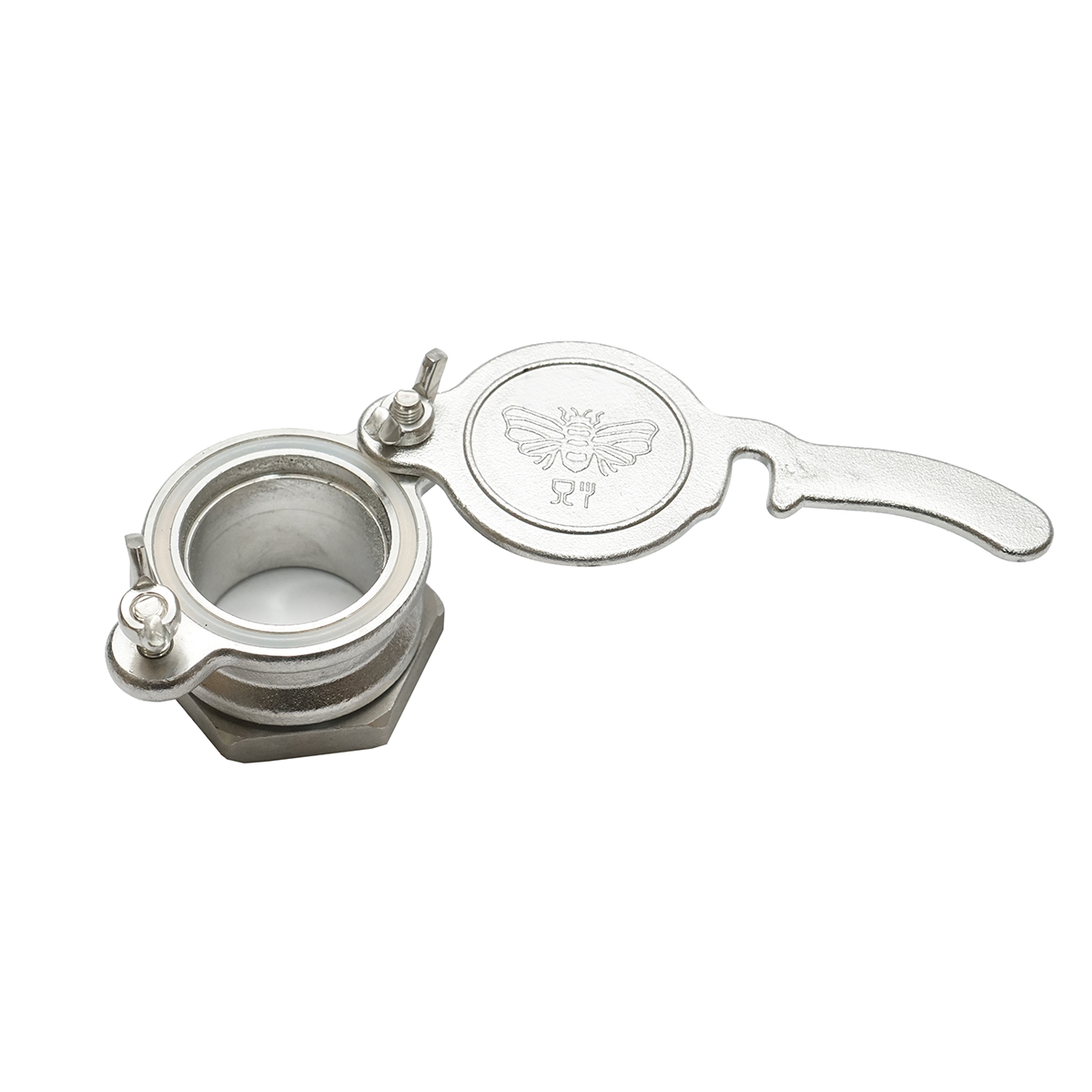 Robinet din inox pentru maturator miere 38x58 - imagine 2