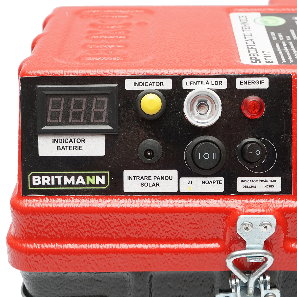 Aparat generator de impulsuri 6.9 Joule 12-220V cu baterie 12V, 14A si panou solar 20W - imagine 7