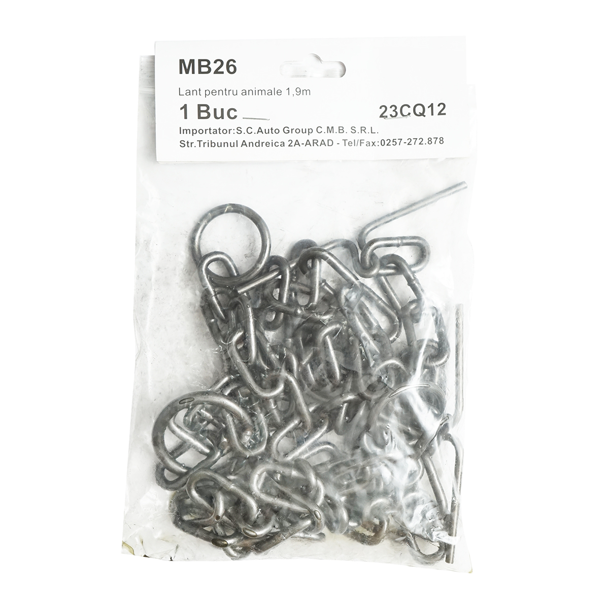 Lant din otel 1.9m pemtru animale - imagine 2