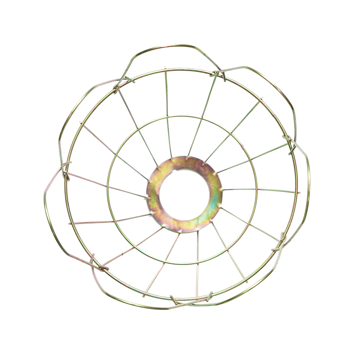 Capac pentru lampa incalzire pui, animale, sarma galvanizata 21x15.5x4.5cm - imagine 4