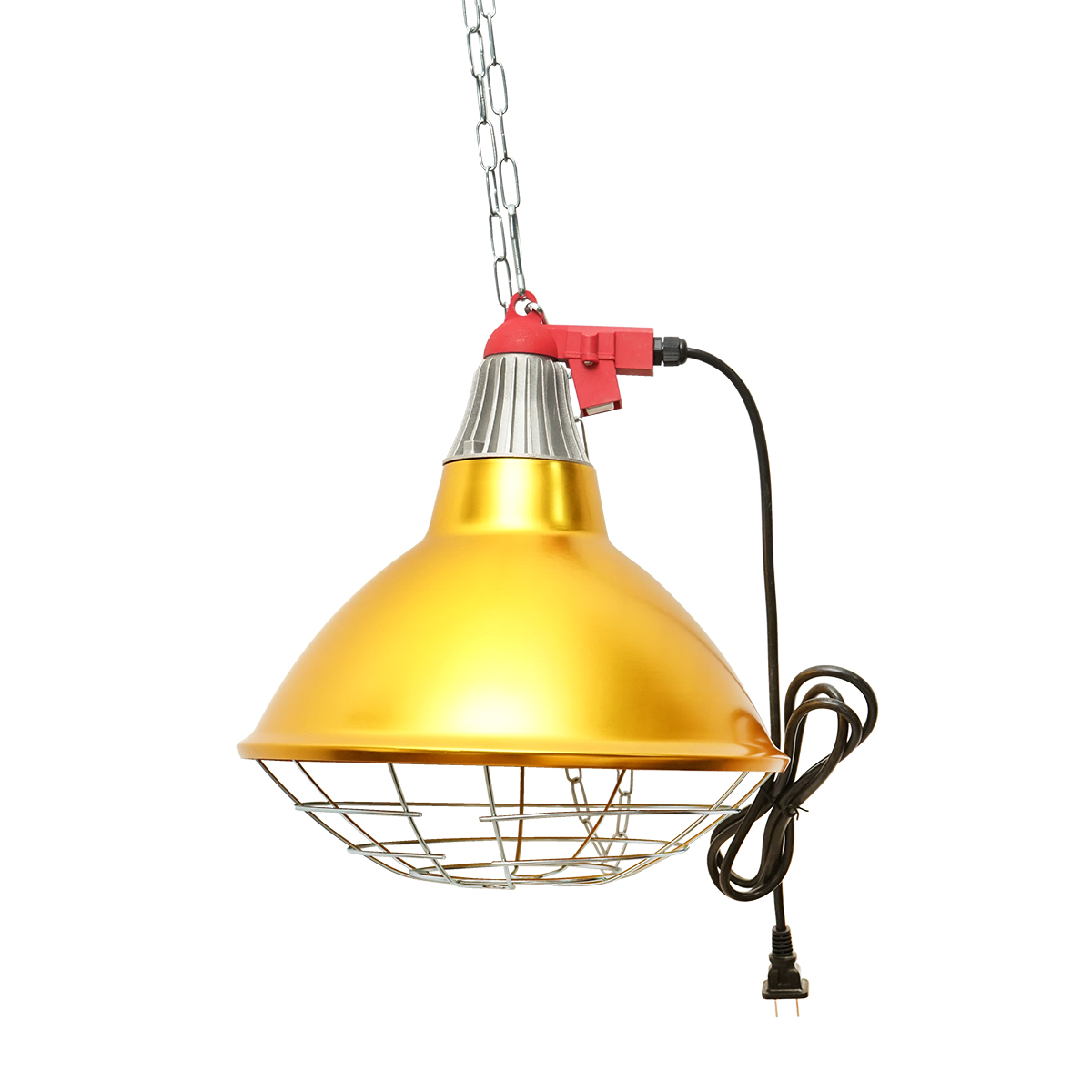 Lampa incalzire 30cm cu infrarosu pentru pui, animale, 230V