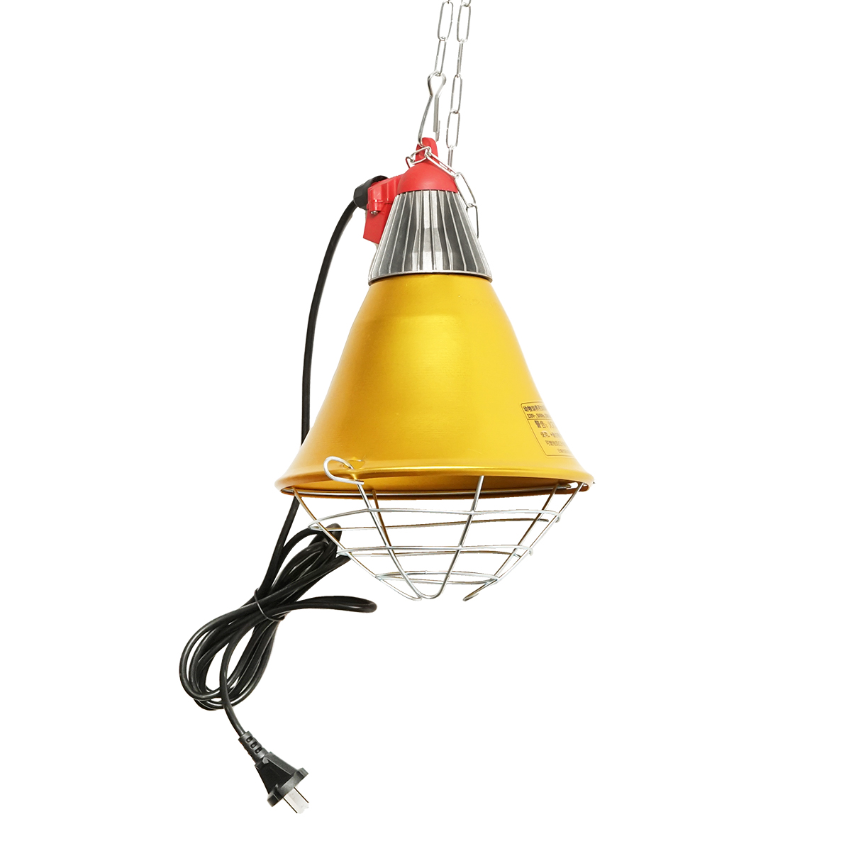 Lampa incalzire cu infrarosu 21.5cm pentru pui, animale, 230V