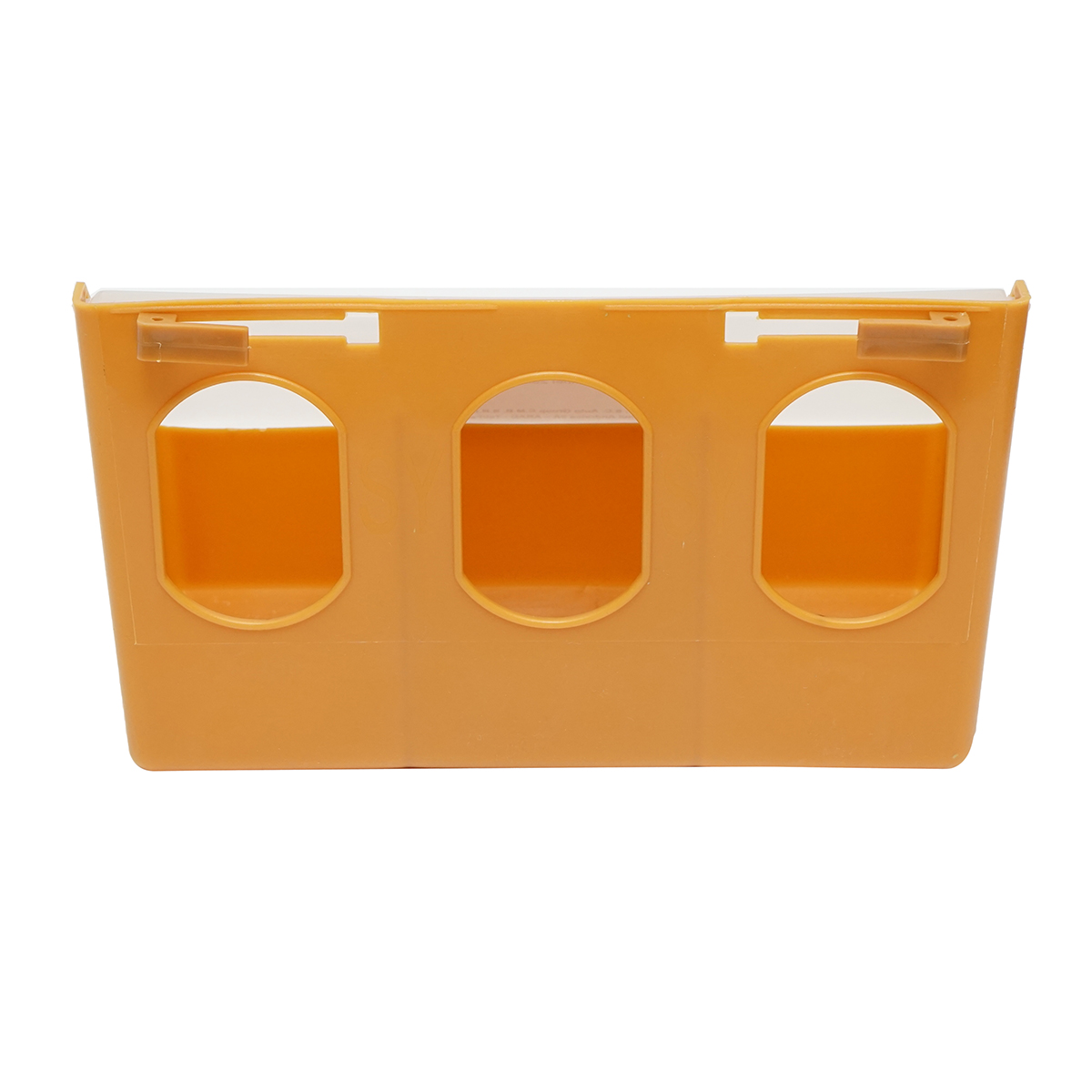 Hranitoare porumbei din plastic rabatabila, 3 compartimente 25x9x14cm - imagine 2