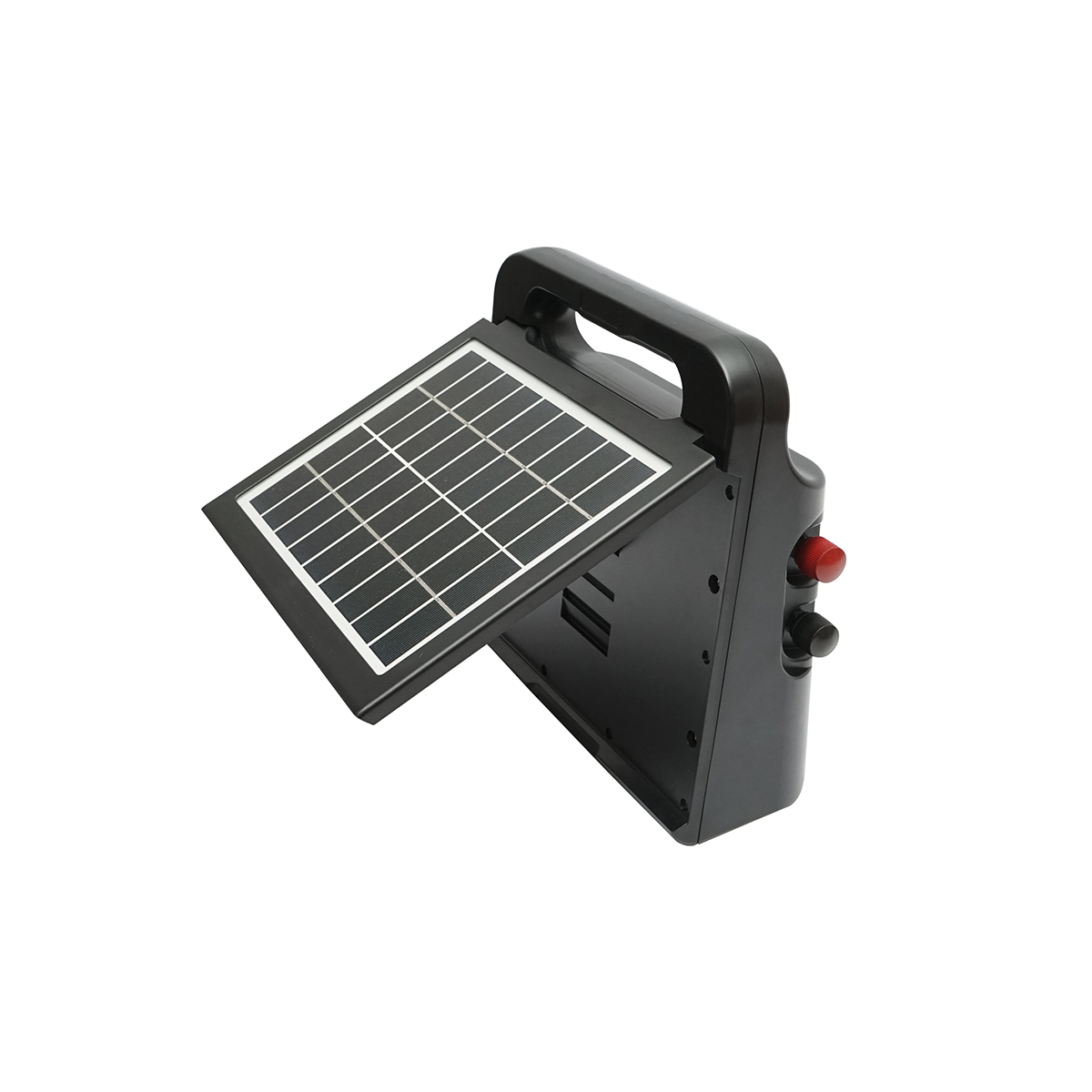 Aparat generator de impulsuri 2 Joule 10km, 220V cu panou solar 5W 9V si baterie 6V 7Ah Breckner Germany - imagine 2